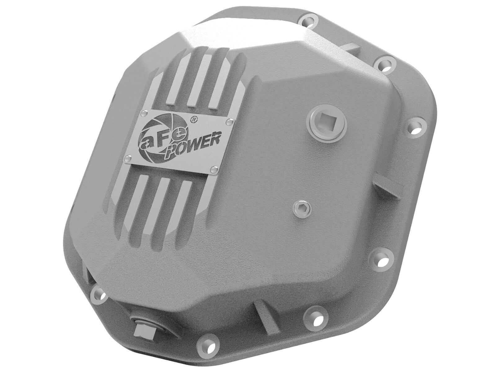 Street Series Dana 44 Rear Differential Cover Raw w/ Machined Fins Jeep Wrangler (TJ/JK) 97-18 aFe Power