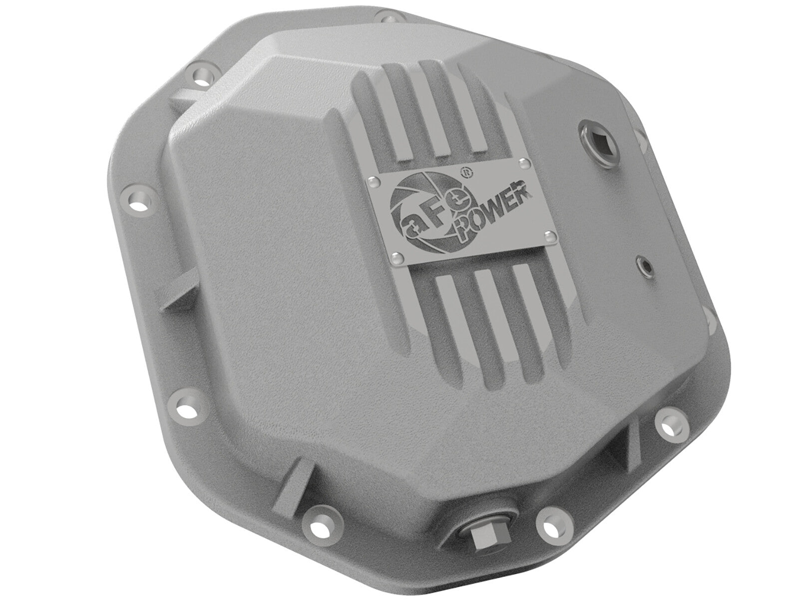 Street Series Dana 44 Rear Differential Cover Raw w/ Machined Fins Jeep Wrangler (TJ/JK) 97-18 aFe Power