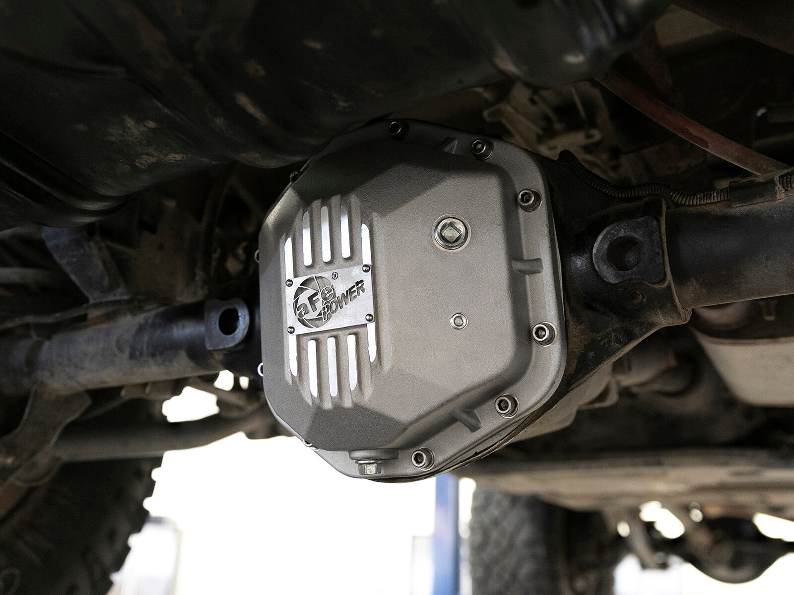 Street Series Dana 44 Rear Differential Cover Raw w/ Machined Fins Jeep Wrangler (TJ/JK) 97-18 aFe Power