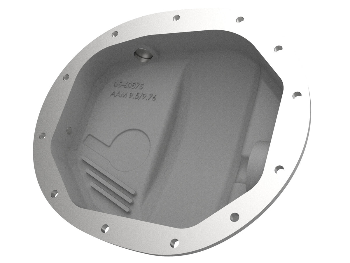 Street Series Aam 9.5/9.76 Rear Differential Cover Raw w/ Machined Fins GM Silverado/Sierra 1500 14-23 (Aam 9.5/9.76) aFe Power