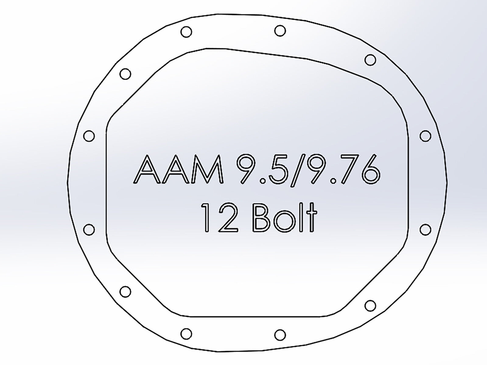 Pro Series Aam 9.5/9.76 Rear Differential Cover Black w/ Machined Fins GM Silverado/Sierra 1500 14-23 (Aam 9.5/9.76) aFe Power