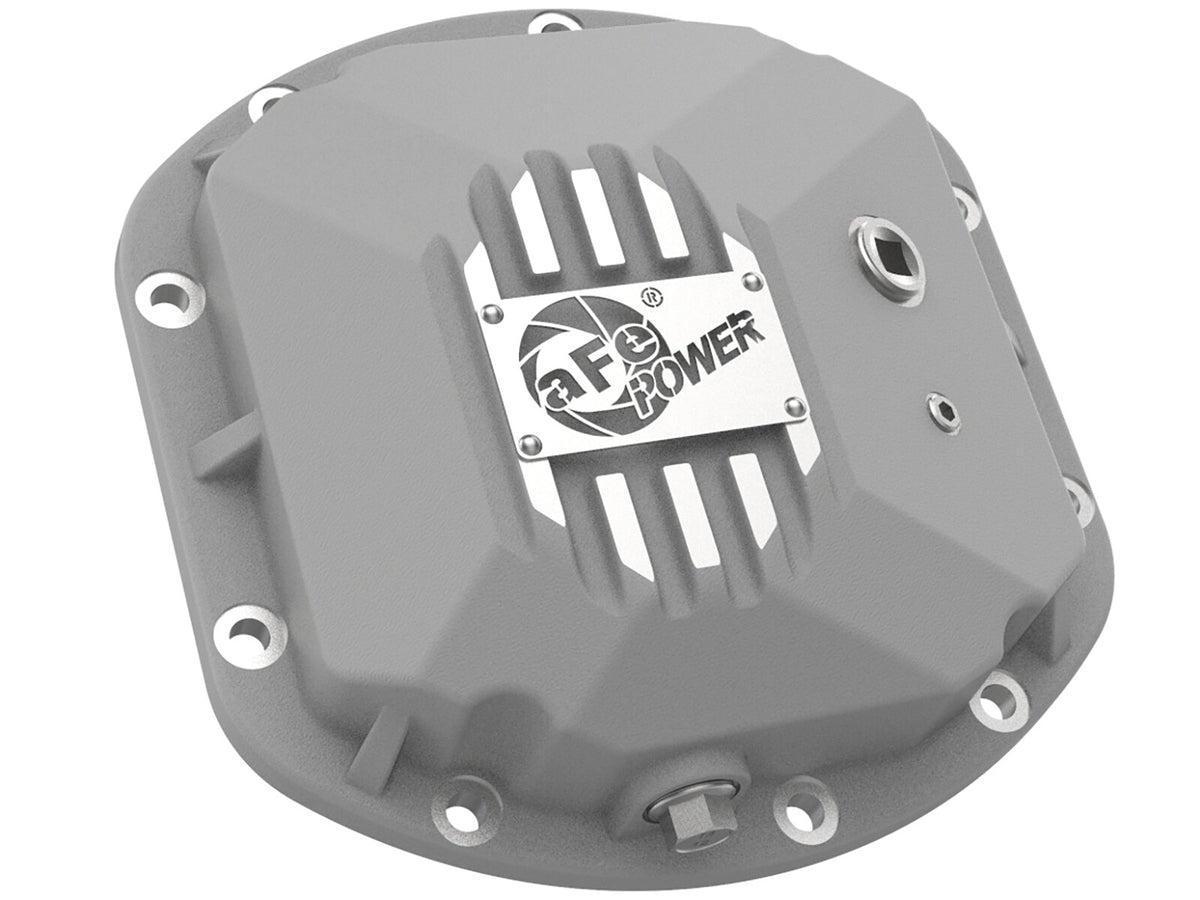 Street Series Dana 30 Front Differential Cover Raw w/ Machined Fins Jeep Wrangler (TJ/JK) 97-18 aFe Power