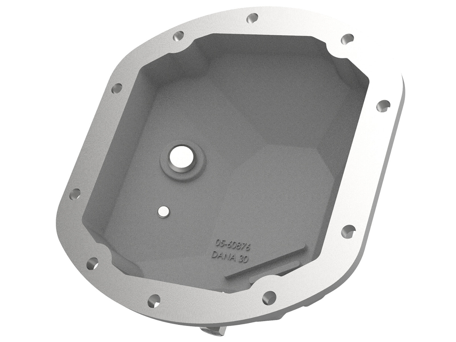Street Series Dana 30 Front Differential Cover Raw w/ Machined Fins Jeep Wrangler (TJ/JK) 97-18 aFe Power