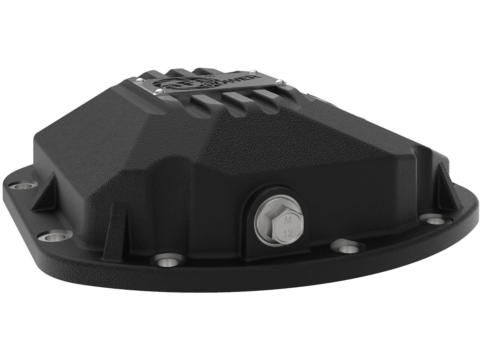 Pro Series Dana 30 Front Differential Cover Black w/ Machined Fins Jeep Wrangler (TJ/JK) 97-18 aFe Power