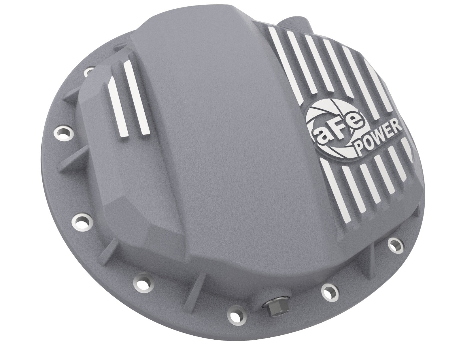 Street Series Rear Differential Cover Raw w/ Machined Fins GM Gas Trucks/SUVs 19-26 (Gmch 9.5) aFe Power