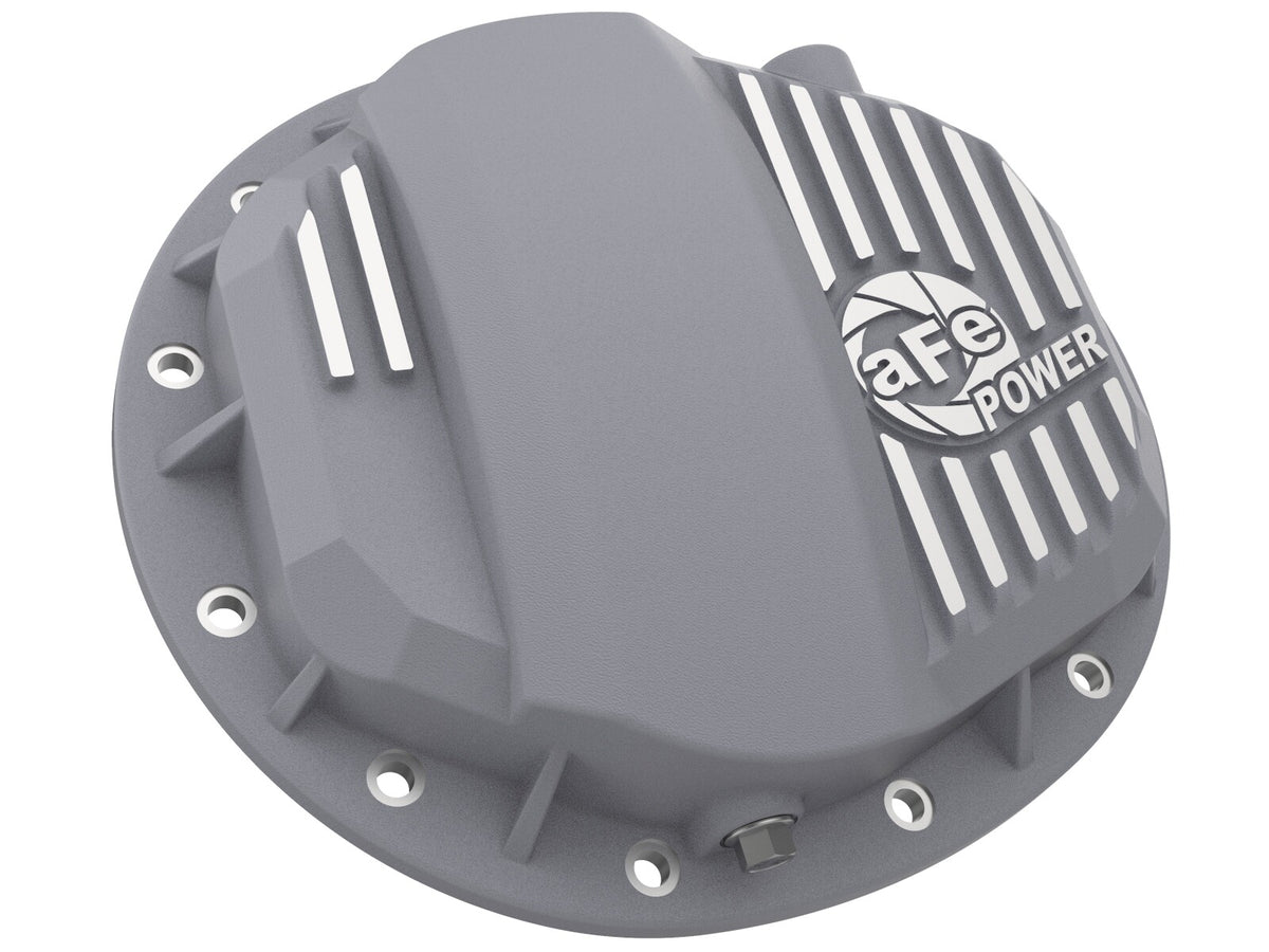 Street Series Rear Differential Cover Raw w/ Machined Fins GM Gas Trucks/SUVs 19-26 (Gmch 9.5) aFe Power