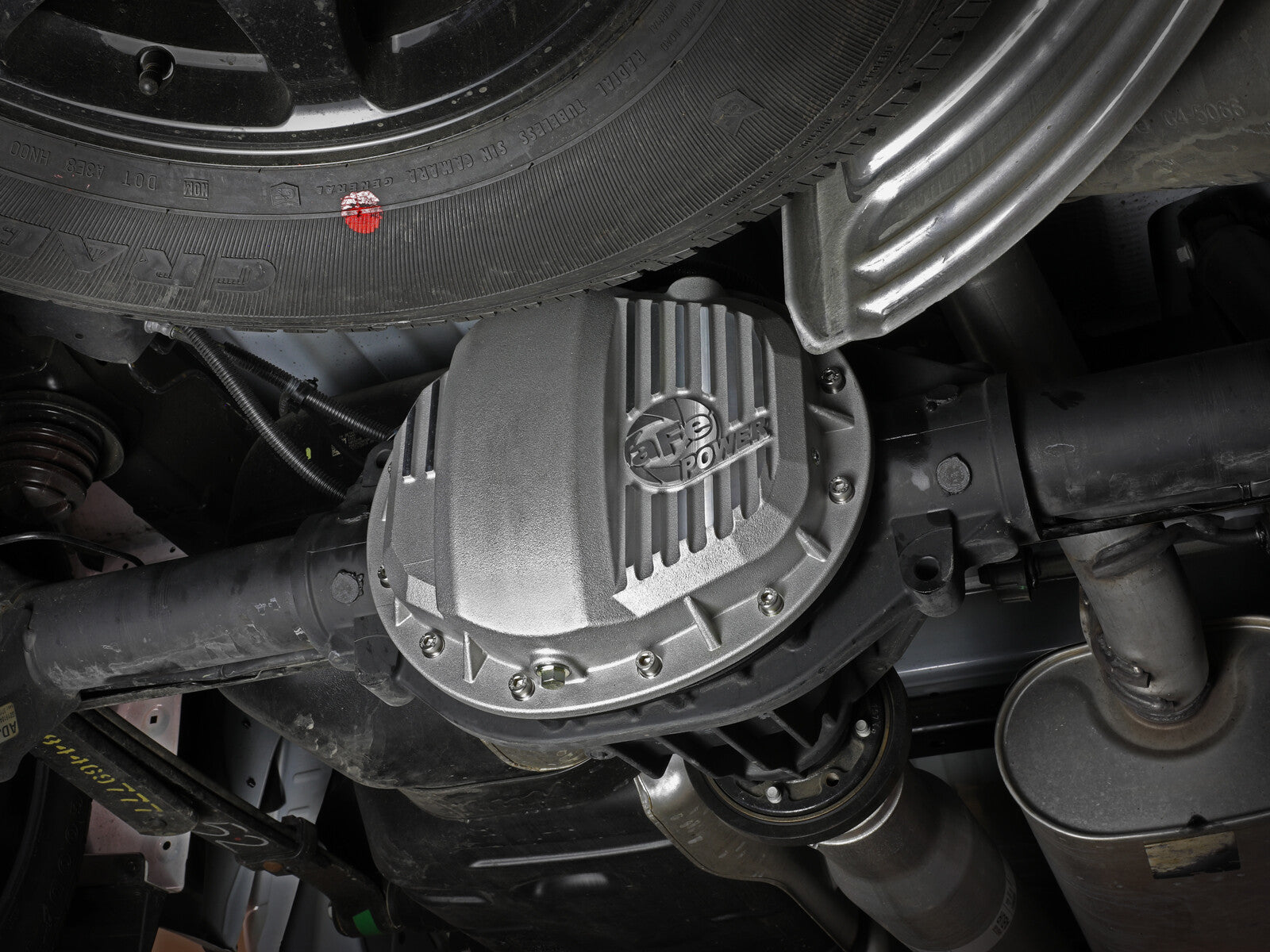 Street Series Rear Differential Cover Raw w/ Machined Fins GM Gas Trucks/SUVs 19-26 (Gmch 9.5) aFe Power