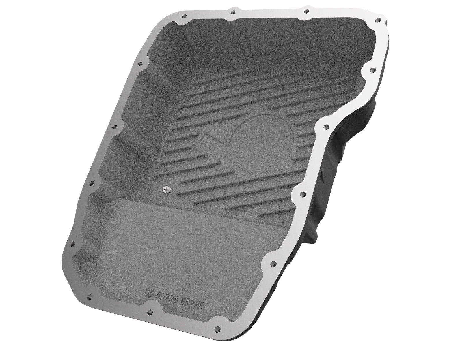 Pro Series Transmission Pan Black w/ Machined Fins Dodge Diesel Trucks 13-23 (68RFE) aFe Power