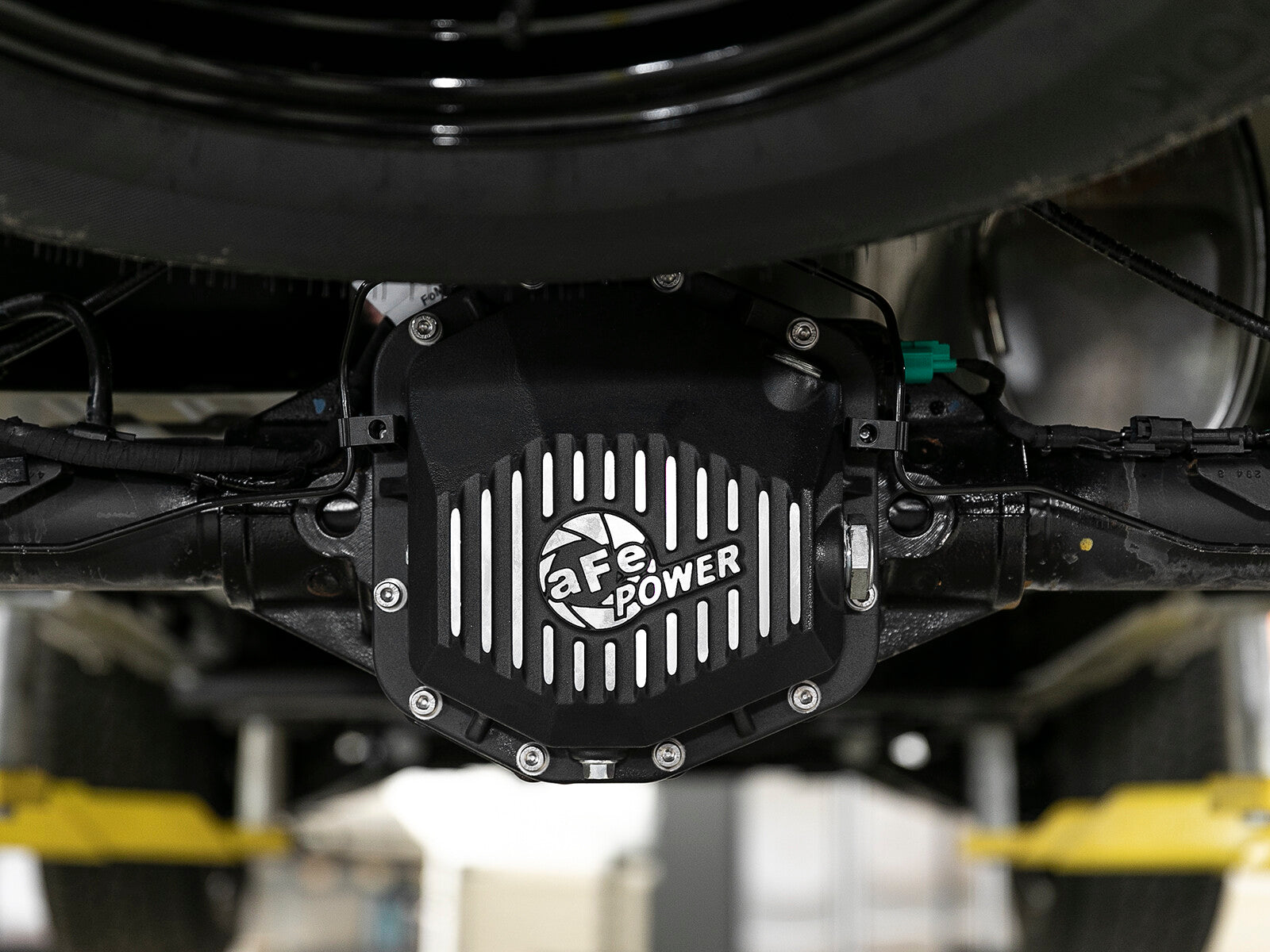 Pro Series Rear Differential Cover Black w/ Machined Fins Ford Ranger 19-23 L4-2.3L (t) (Dana M220) aFe Power