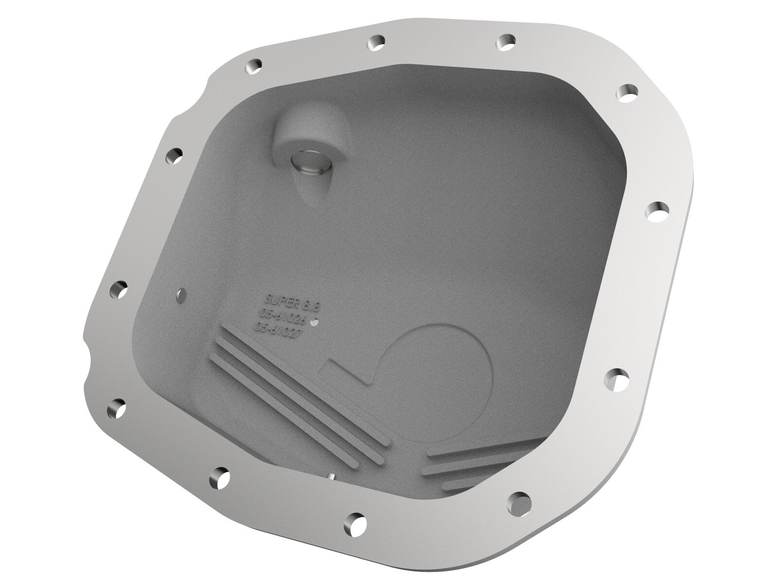 Street Series Rear Differential Cover Raw w/ Machined Fins Ford F-150 15-23 (Super 8.8-12) aFe Power