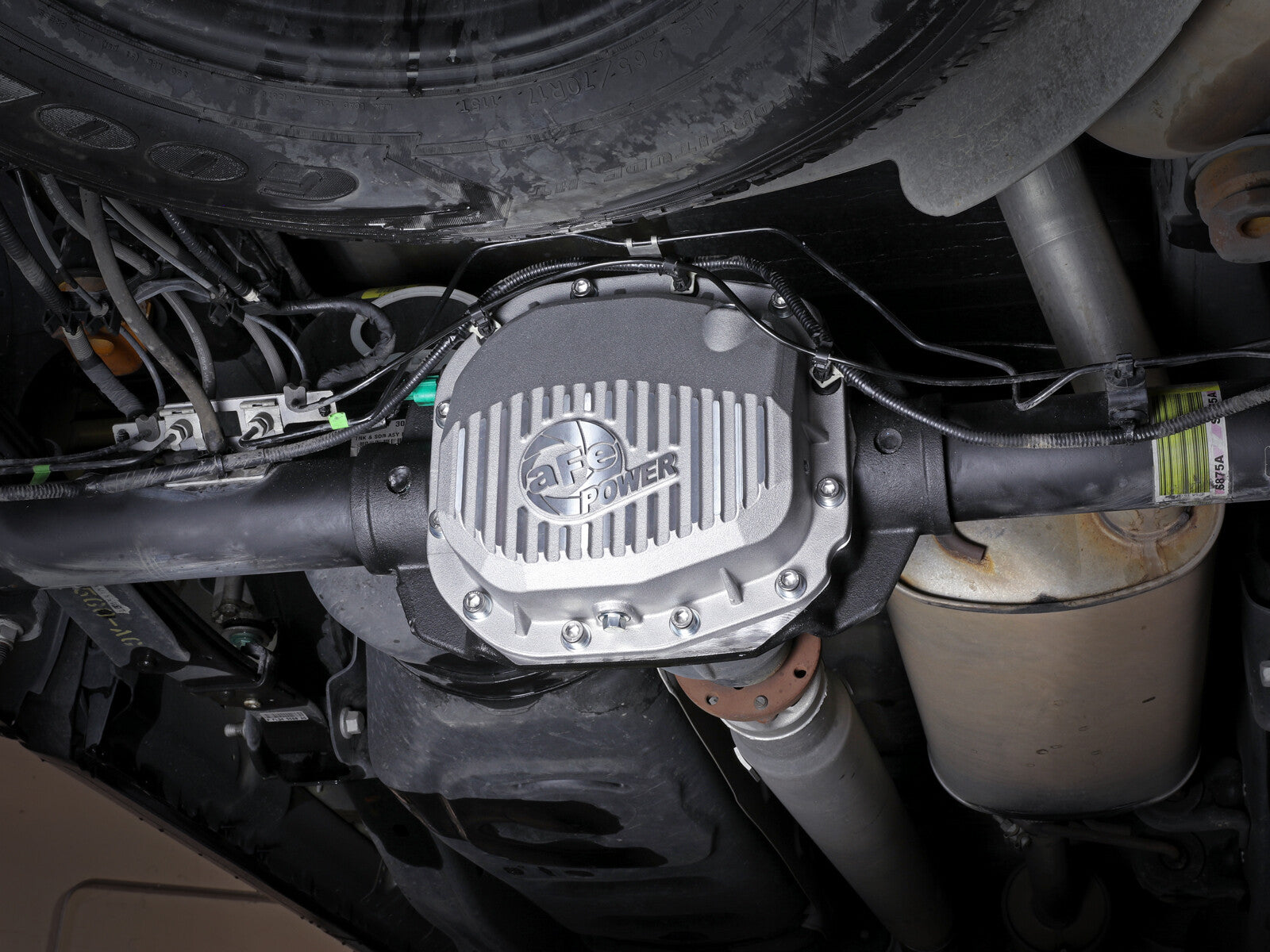 Street Series Rear Differential Cover Raw w/ Machined Fins Ford F-150 15-23 (Super 8.8-12) aFe Power