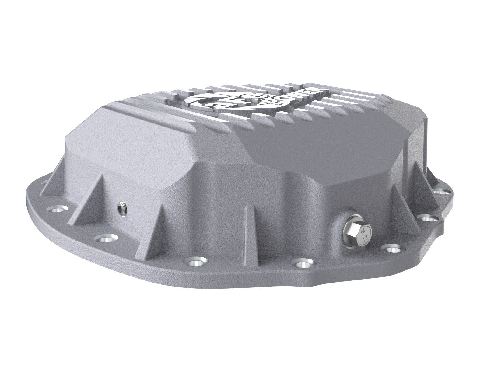 Street Series Rear Differential Cover Raw w/ Machined Fins GM Trucks 20-23 V8-6.6L (Aam 11.5/12.0-14) aFe Power