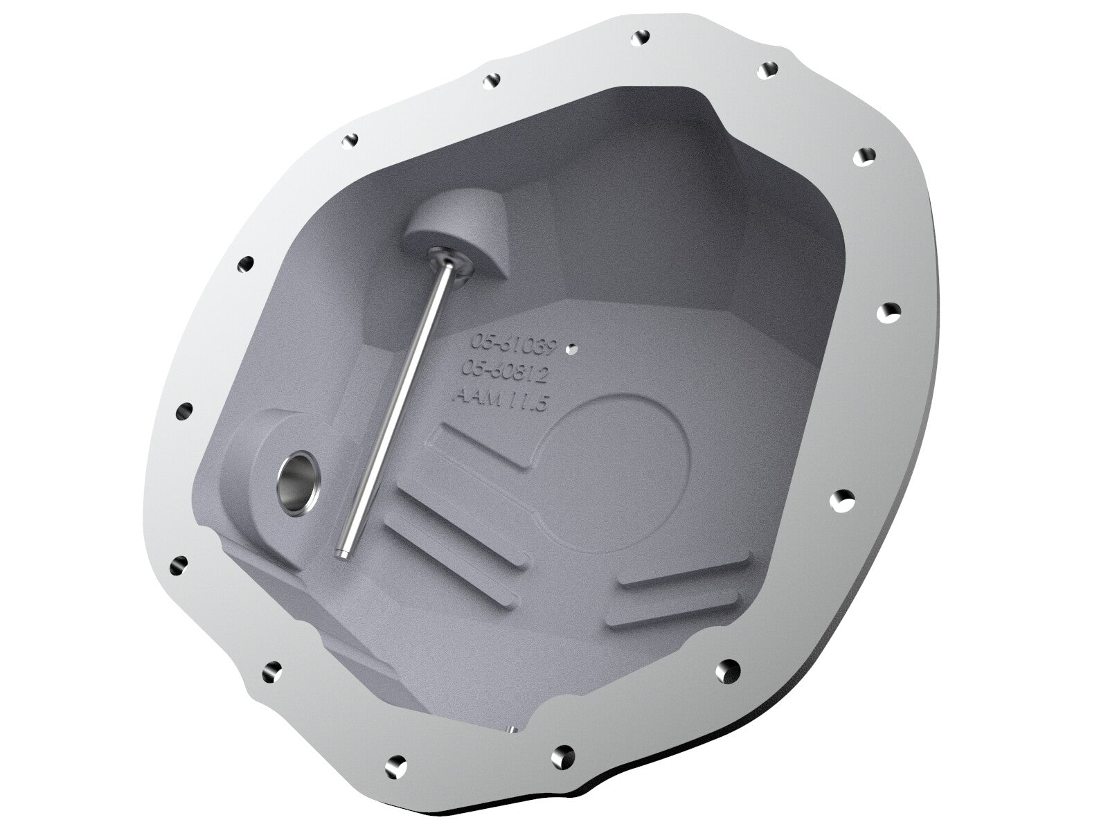 Pro Series Rear Differential Cover Black w/ Machined Fins GM Trucks 20-23 V8-6.6L (Aam 11.5/12.0-14) aFe Power
