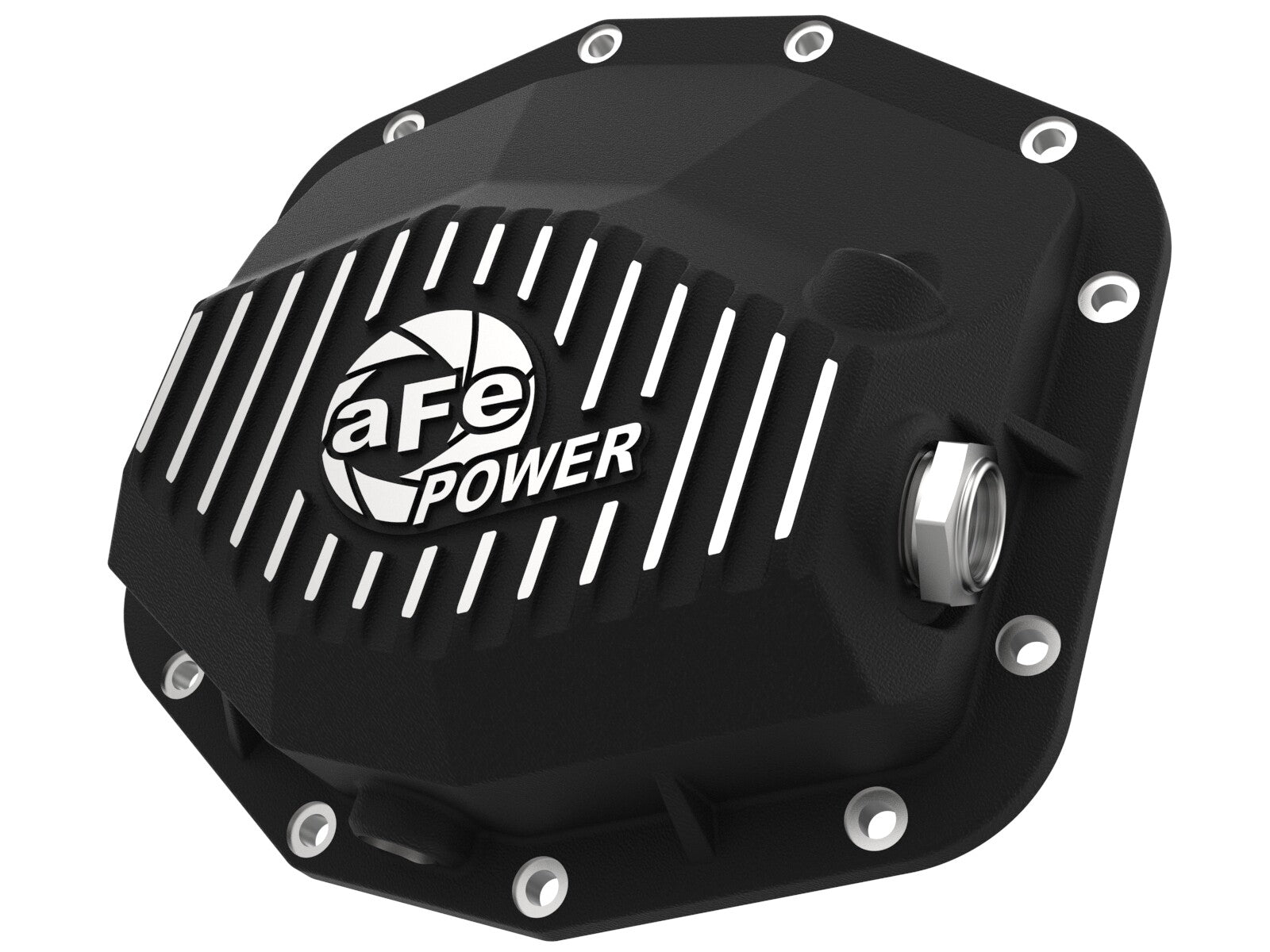 Pro Series Rear Differential Cover Black w/ Machined Fins Ram 1500 Trx 21-24/1500 Rho 25-26 aFe Power