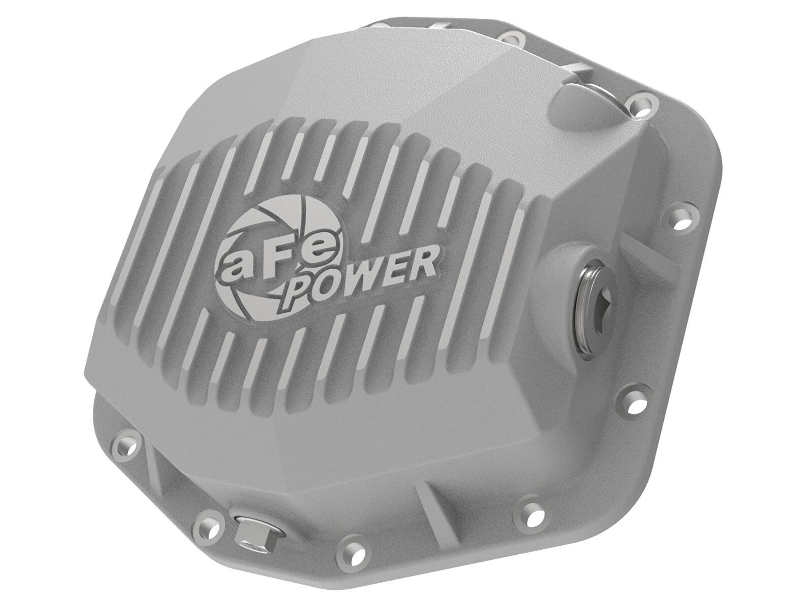 Street Series Rear Differential Cover Raw w/ Machined Fins Ford Bronco 21-23 L4-2.3L (t)/V6-2.7L (t) (Dana M220) aFe Power