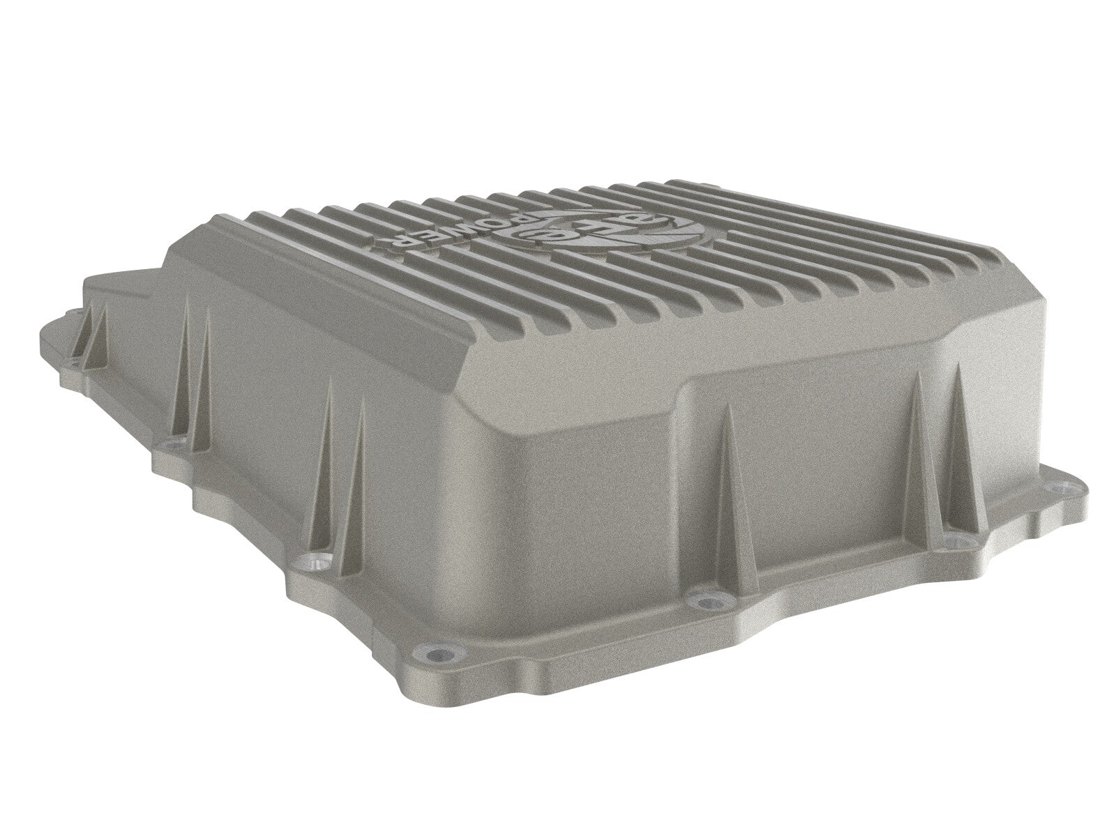Street Series Transmission Pan Raw w/ Machined Fins Jeep Wrangler (Jl) 18-25 (850RE/8HP70/8HP75 Transmission) aFe Power
