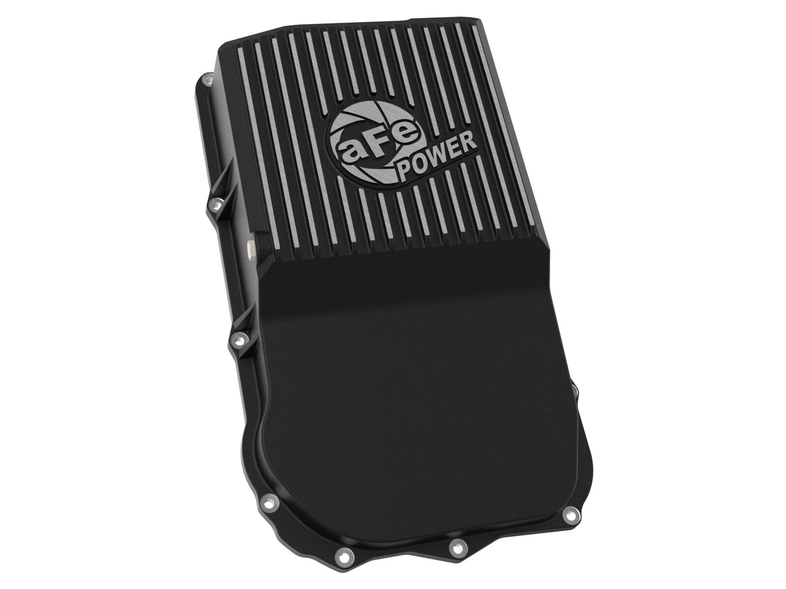 Pro Series Transmission Pan Black w/ Machined Fins Jeep Wrangler (Jl) 18-25 (850RE/8HP70/8HP75 Transmission) aFe Power