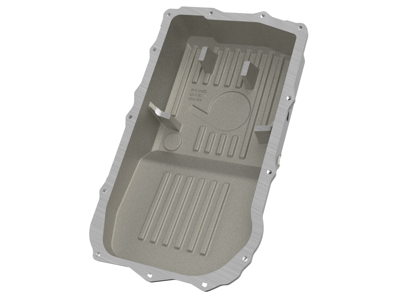 Pro Series Transmission Pan Black w/ Machined Fins Jeep Wrangler (Jl) 18-25 (850RE/8HP70/8HP75 Transmission) aFe Power
