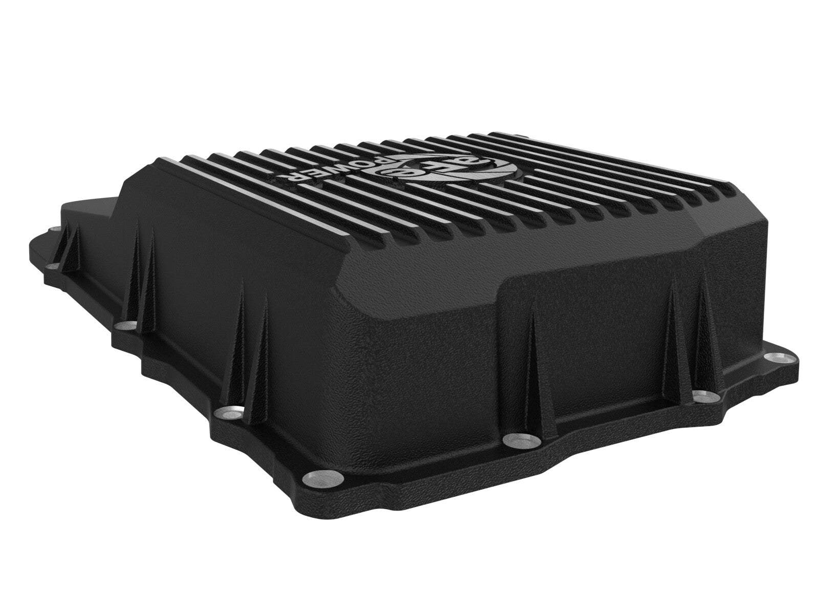 Pro Series Transmission Pan Black w/ Machined Fins Jeep Wrangler (Jl) 18-25 (850RE/8HP70/8HP75 Transmission) aFe Power