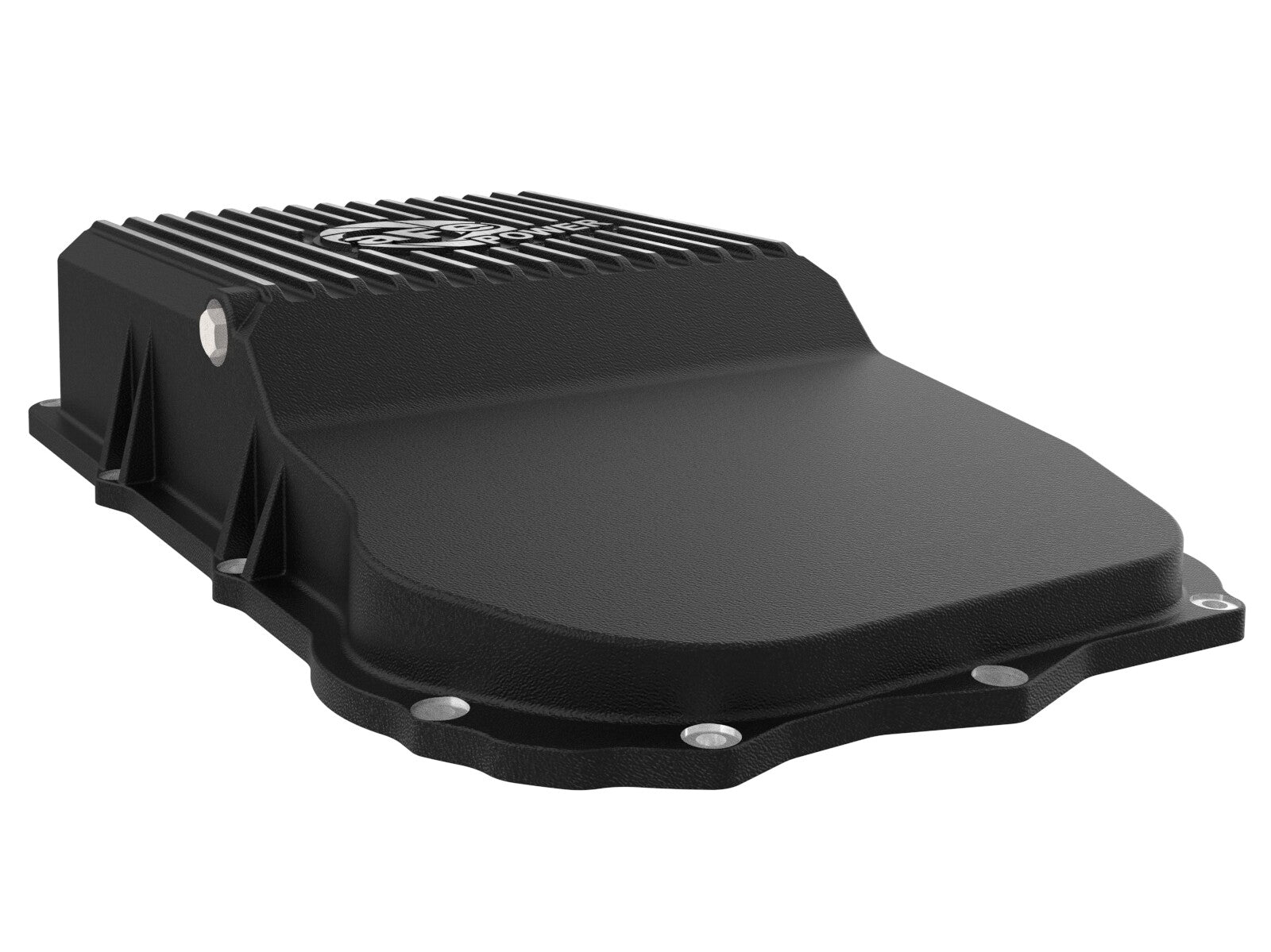 Pro Series Transmission Pan Black w/ Machined Fins Jeep Wrangler (Jl) 18-25 (850RE/8HP70/8HP75 Transmission) aFe Power