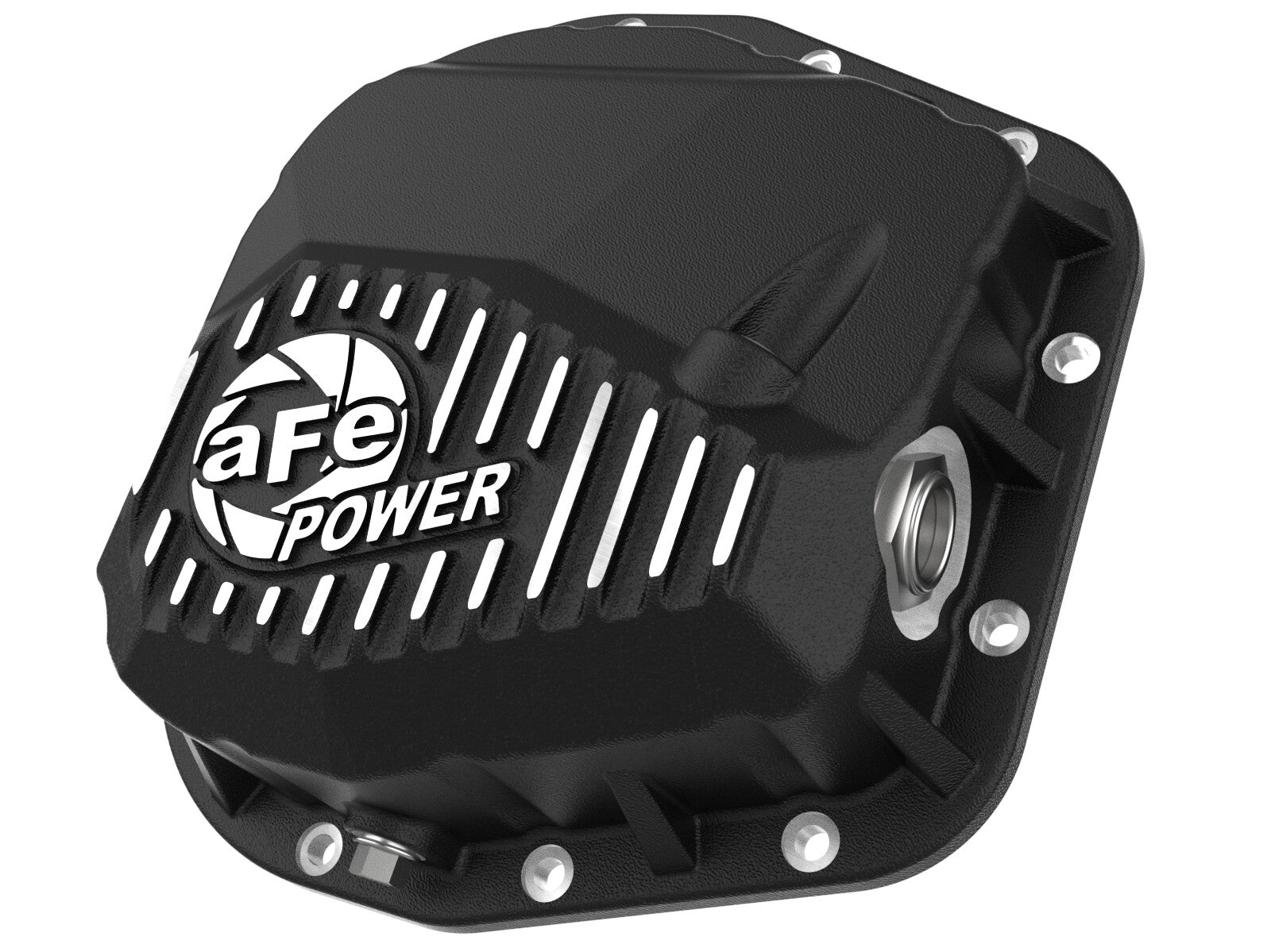 Pro Series 9.75 Rear Differential Cover Black w/ Machined Fins Ford F-150/Raptor 97-23 (9.75-12) aFe Power