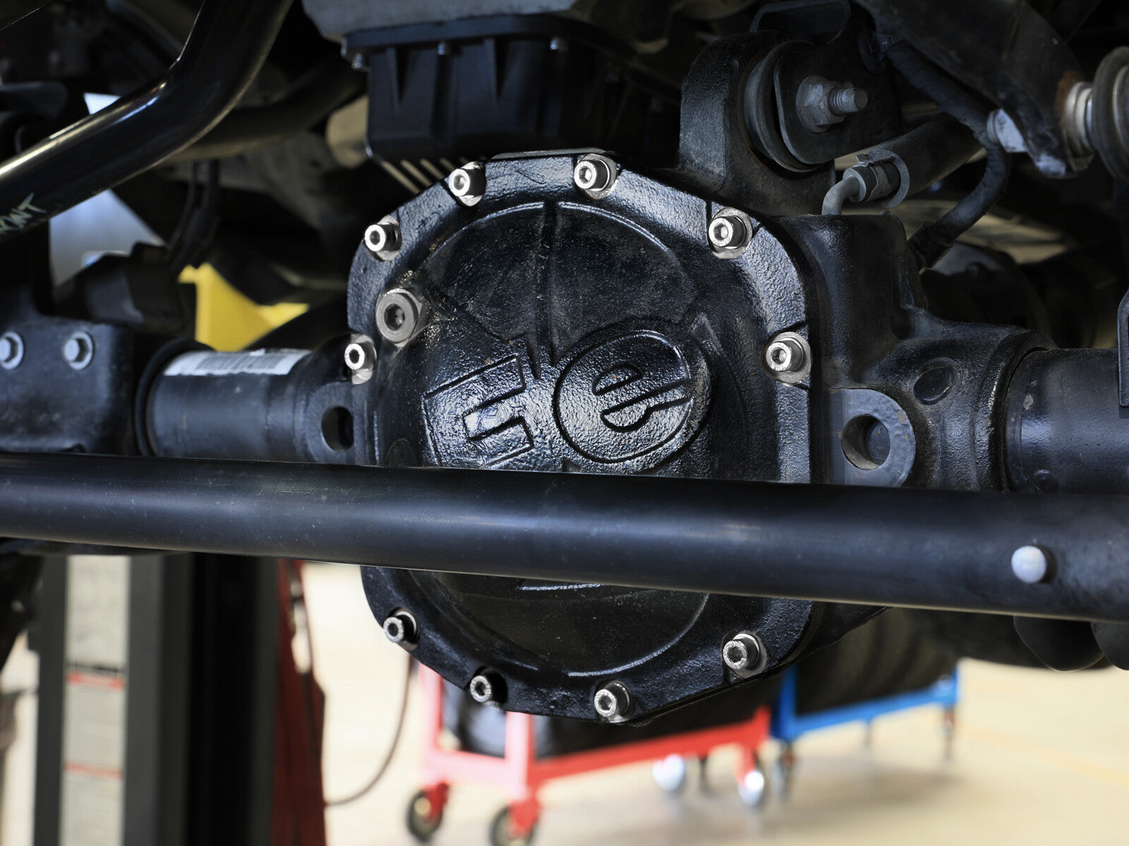 Pro Series Front Differential Cover Black Jeep Wrangler (Jl) 18-26/ Gladiator (Jt) 20-26 (Dana M210) aFe Power