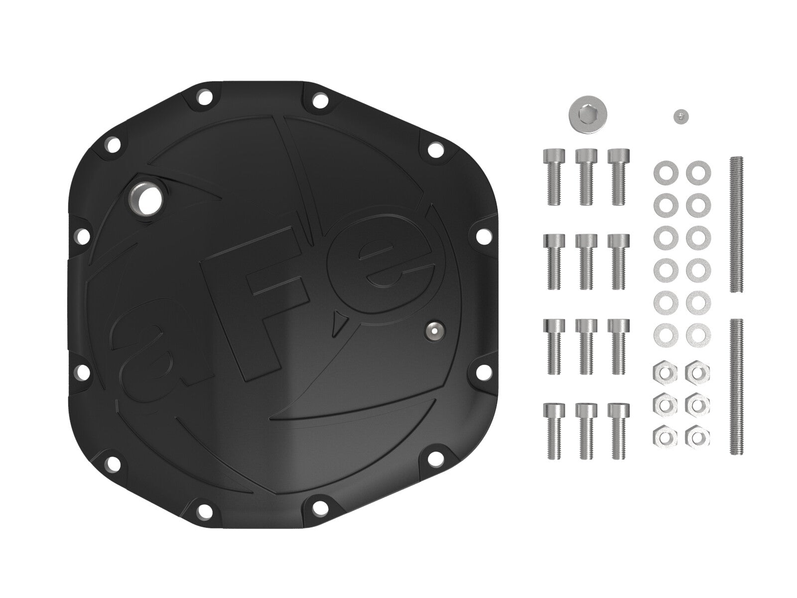 Pro Series Rear Differential Cover Black Jeep Wrangler (Jl) 18-26 L4-2.0L (t)/ V6-3.6L (Dana M220) aFe Power