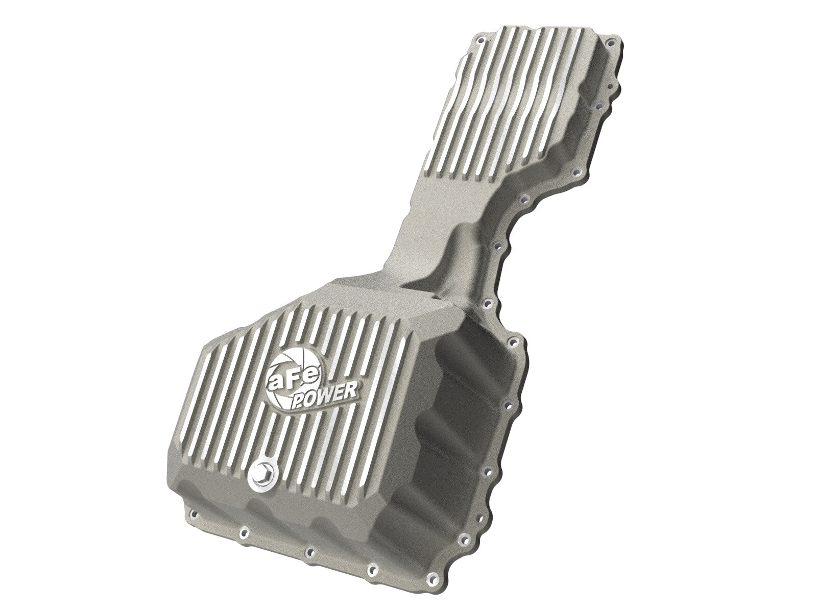 Street Series Engine Oil Pan Raw w/ Machined Fins GM Diesel Trucks 17-19 V8-6.6L (td) L5P aFe Power