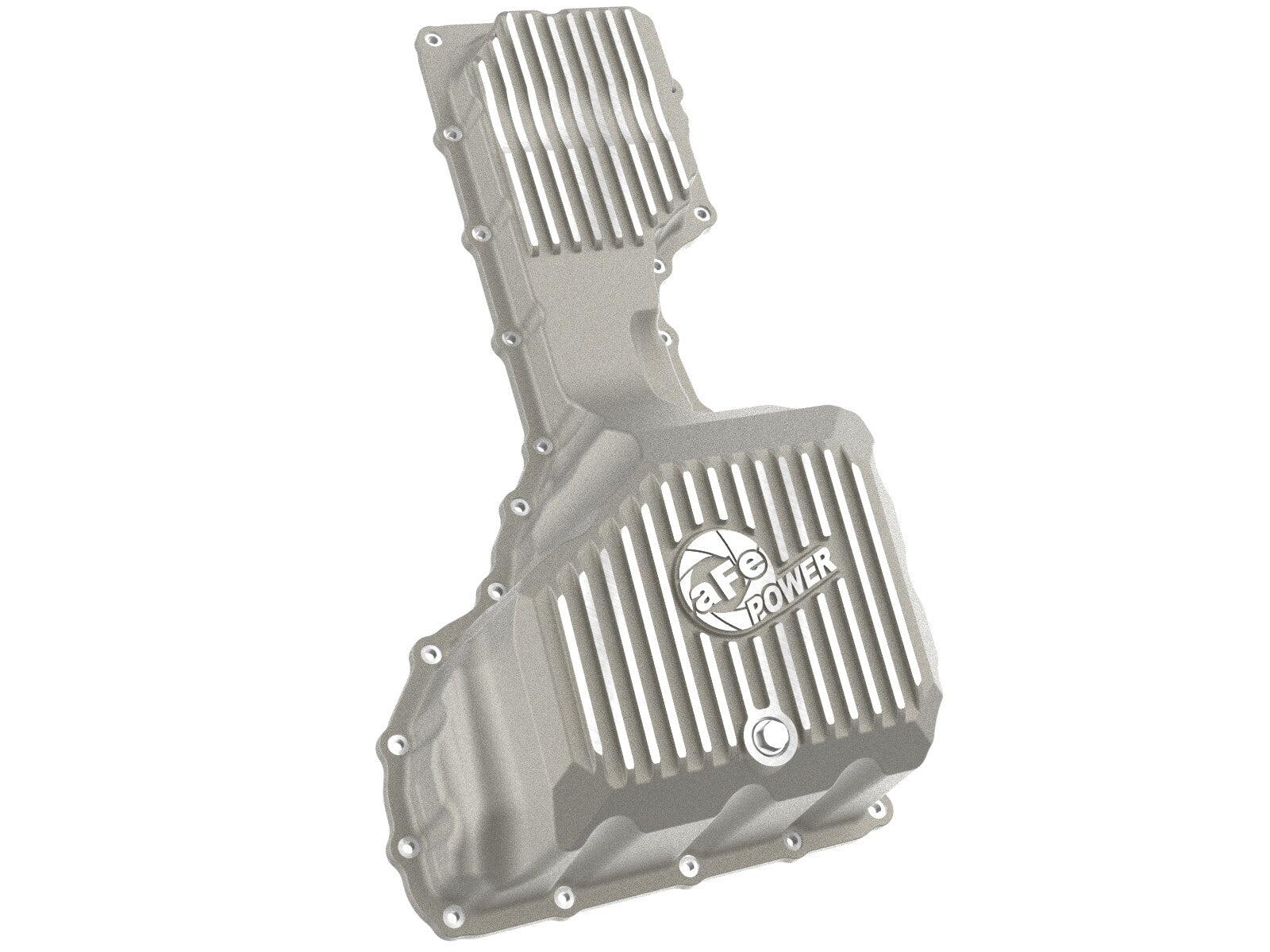 Street Series Engine Oil Pan Raw w/ Machined Fins GM Diesel Trucks 17-19 V8-6.6L (td) L5P aFe Power