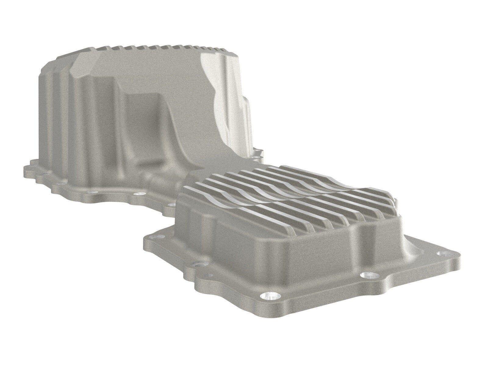 Street Series Engine Oil Pan Raw w/ Machined Fins GM Diesel Trucks 17-19 V8-6.6L (td) L5P aFe Power
