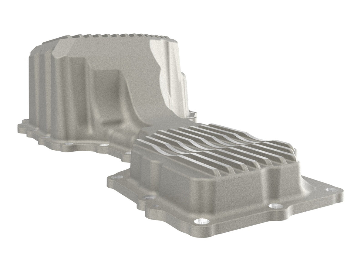 Street Series Engine Oil Pan Raw w/ Machined Fins GM Diesel Trucks 17-19 V8-6.6L (td) L5P aFe Power