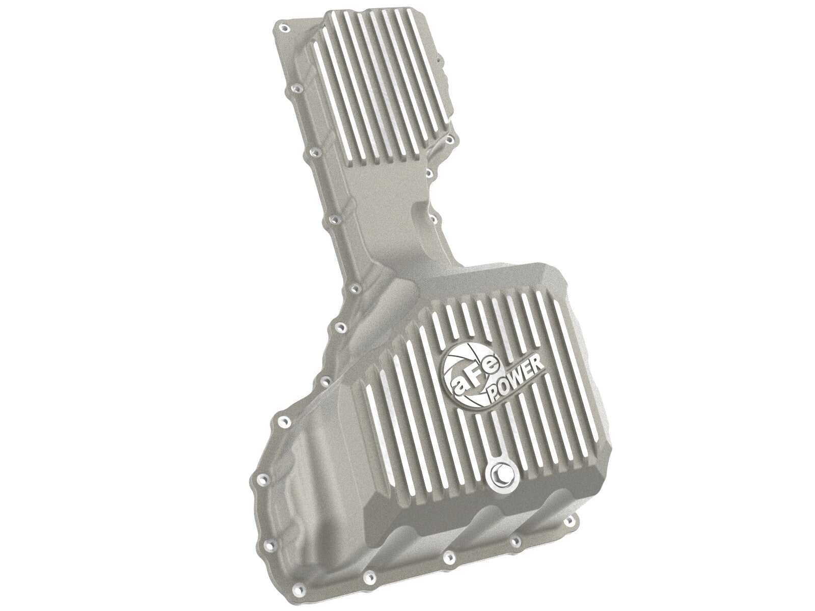Street Series Engine Oil Pan Raw w/ Machined Fins GM Diesel Trucks 20-26 V8-6.6L (td) L5P aFe Power