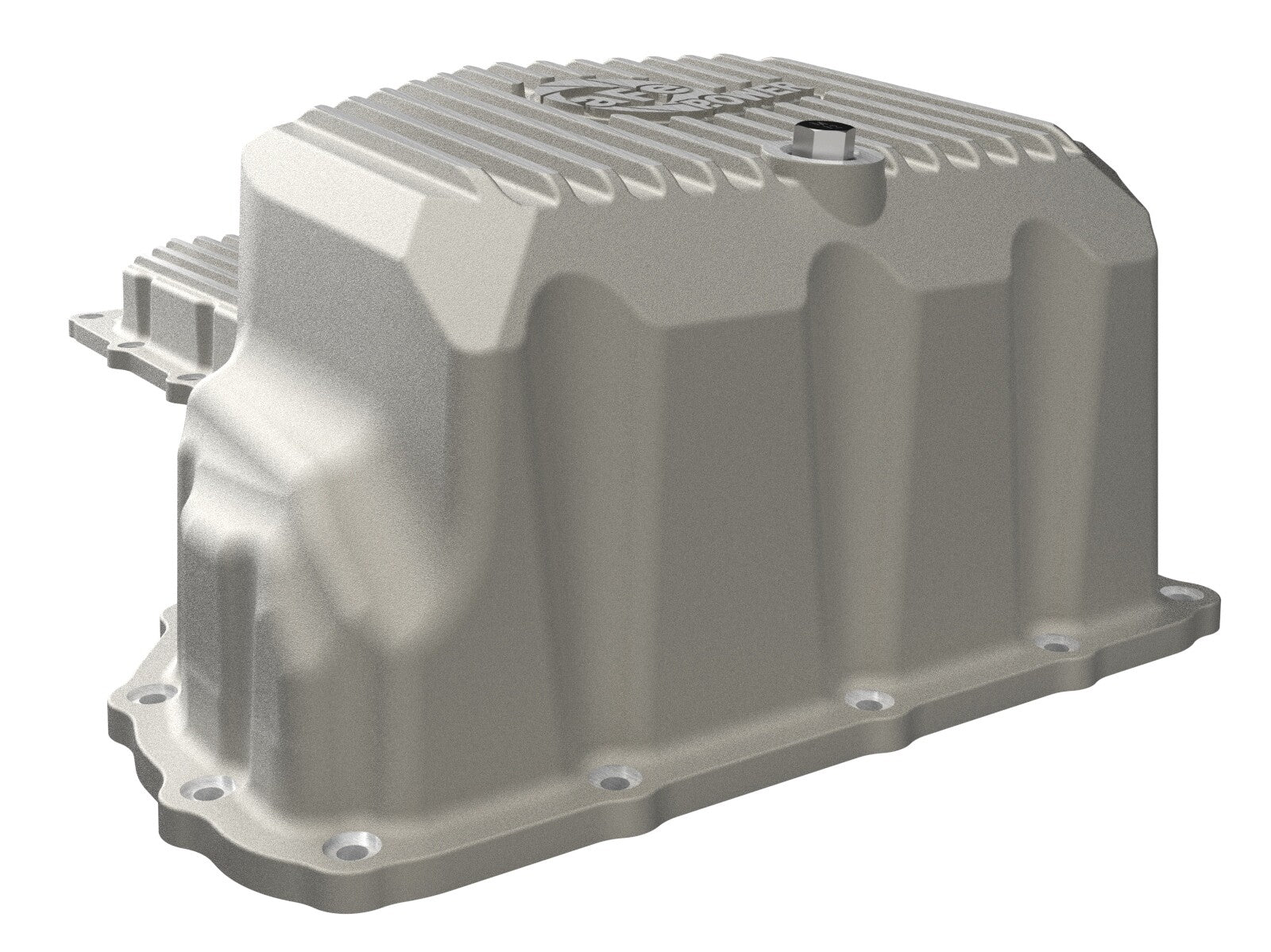 Street Series Engine Oil Pan Raw w/ Machined Fins GM Diesel Trucks 20-26 V8-6.6L (td) L5P aFe Power