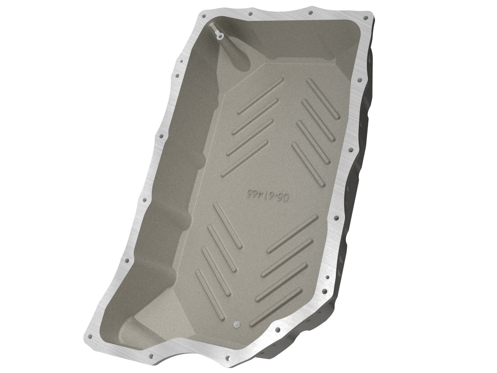 Street Series Transmission Pan Raw w/ Machined Fins GM Diesel Trucks 20-26 V8-6.6L (td) L5P aFe Power