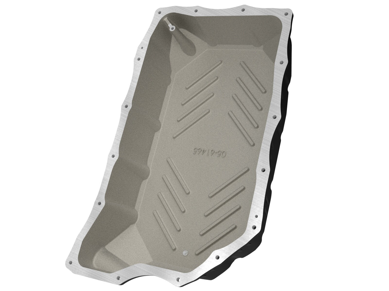 Pro Series Transmission Pan Black w/ Machined Fins GM Diesel Trucks 20-26 V8-6.6L (td) L5P aFe Power
