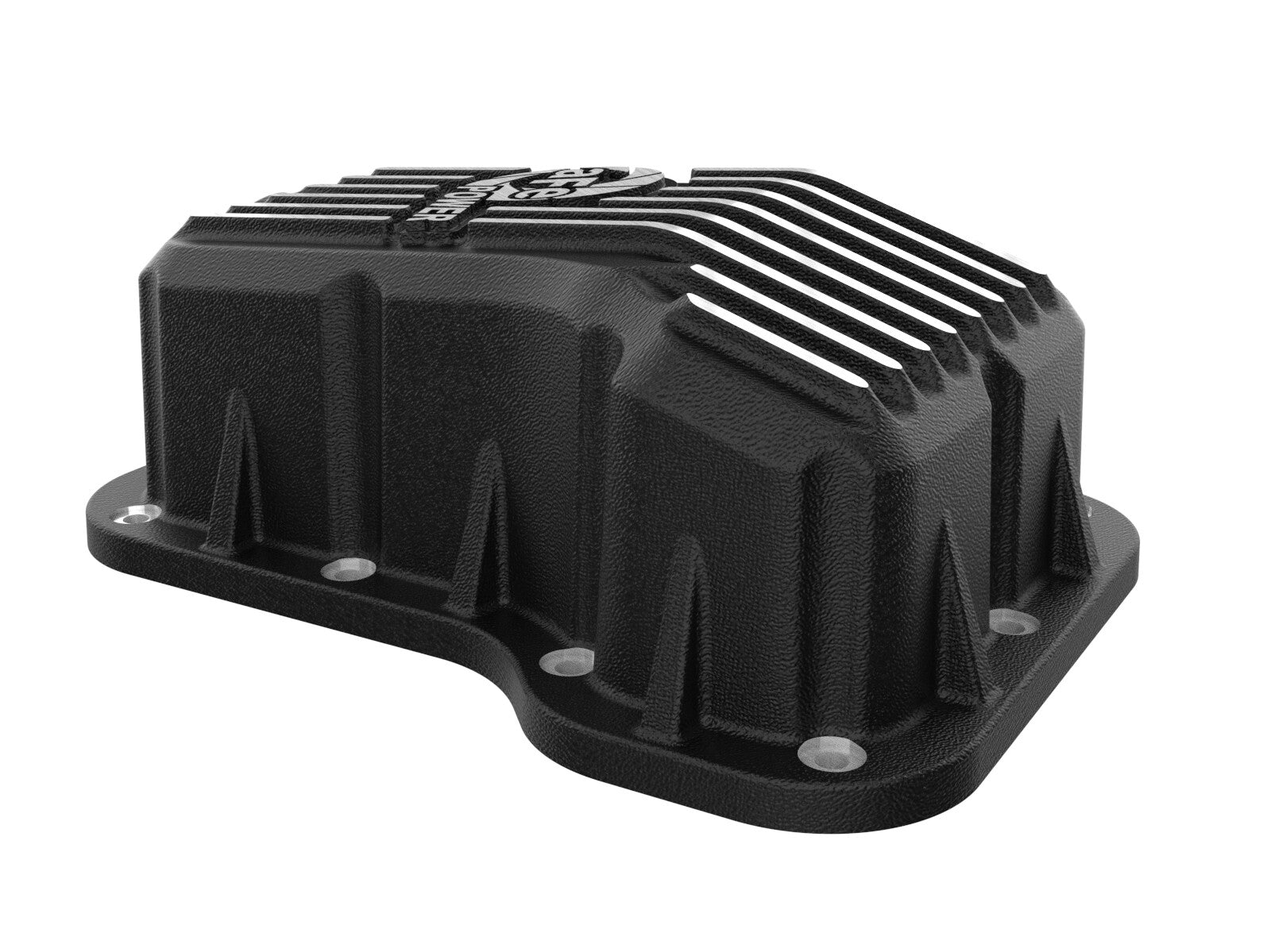 Pro Series Engine Oil Pan Black w/ Machined Fins Jeep Wrangler (Jl) 18-26 L4-2.0L (t) aFe Power