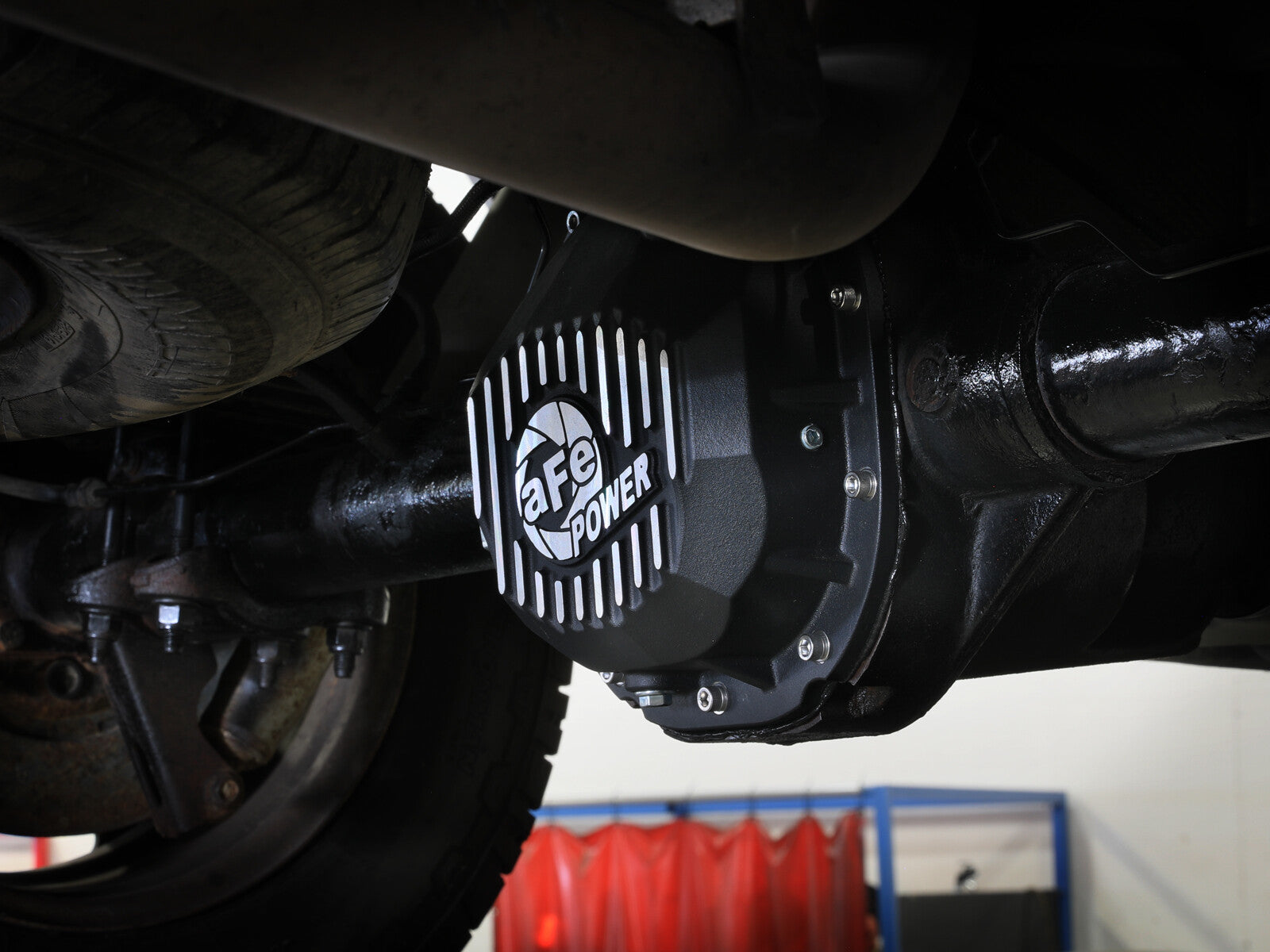 Pro Series Rear Differential Cover Black w/ Machined Fins Ford F-150 90-14 (Ford 8.8) aFe Power