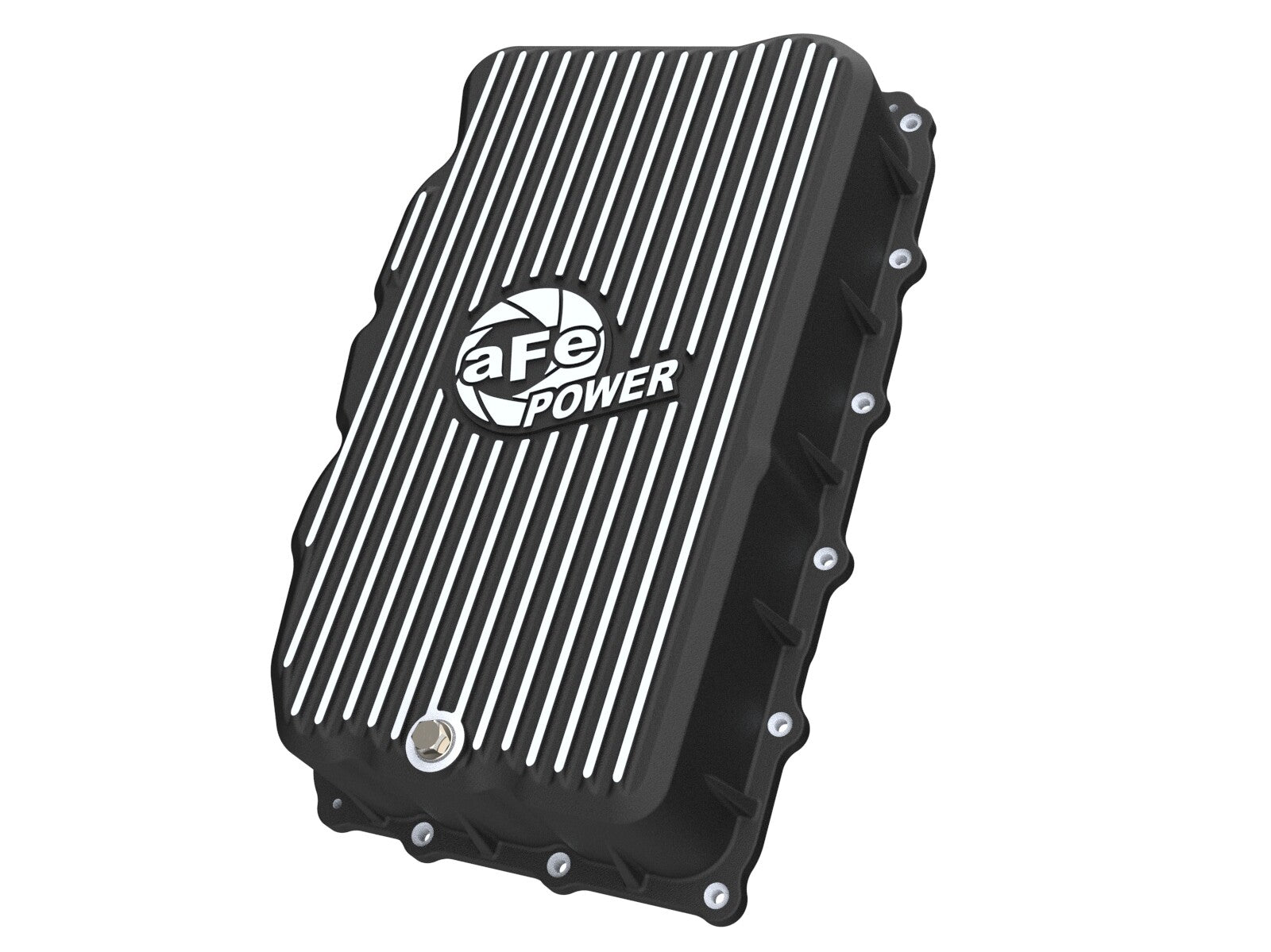 Street Series Transmission Pan Black w/ Machined Fins GM Trucks/SUVs 20-26 L6-3.0L (td) LM2/LZ0 (10L80 Transmission) aFe Power