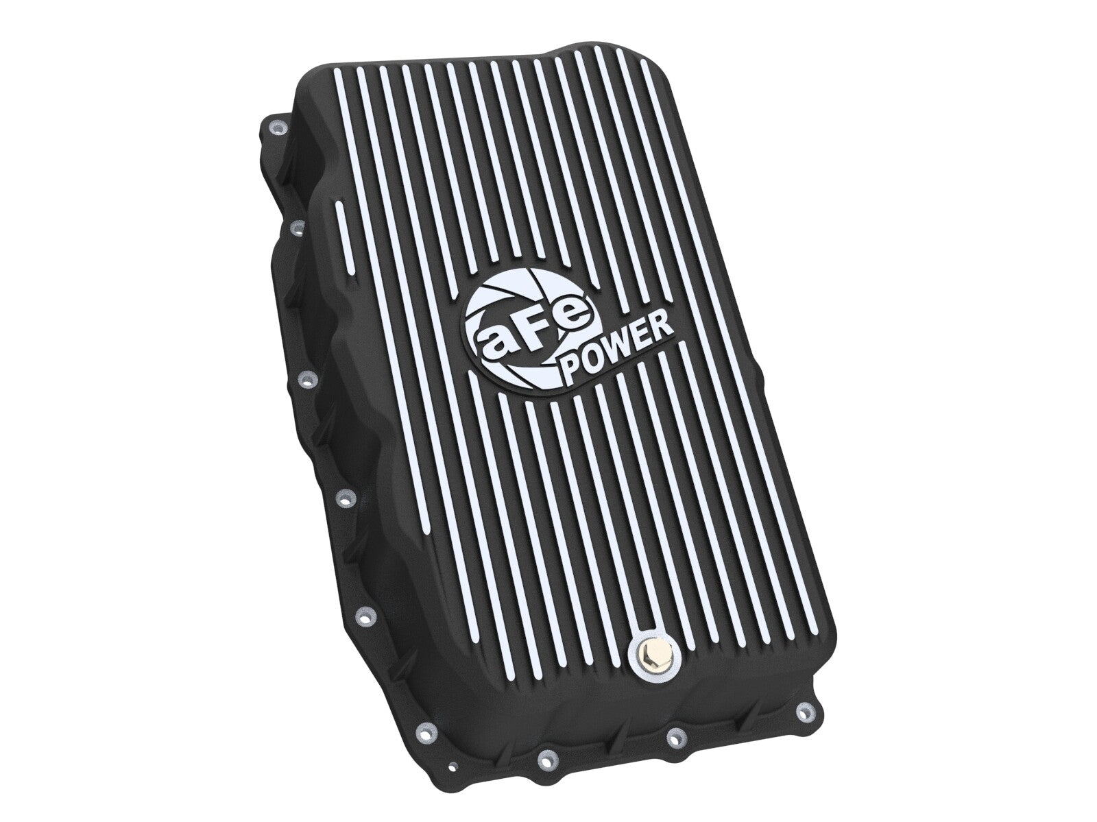 Street Series Transmission Pan w/ Machined Fins GM Trucks/SUVs 20-26 L6-3.0L (td) LM2/LZ0 (10L80 Transmission) aFe Power