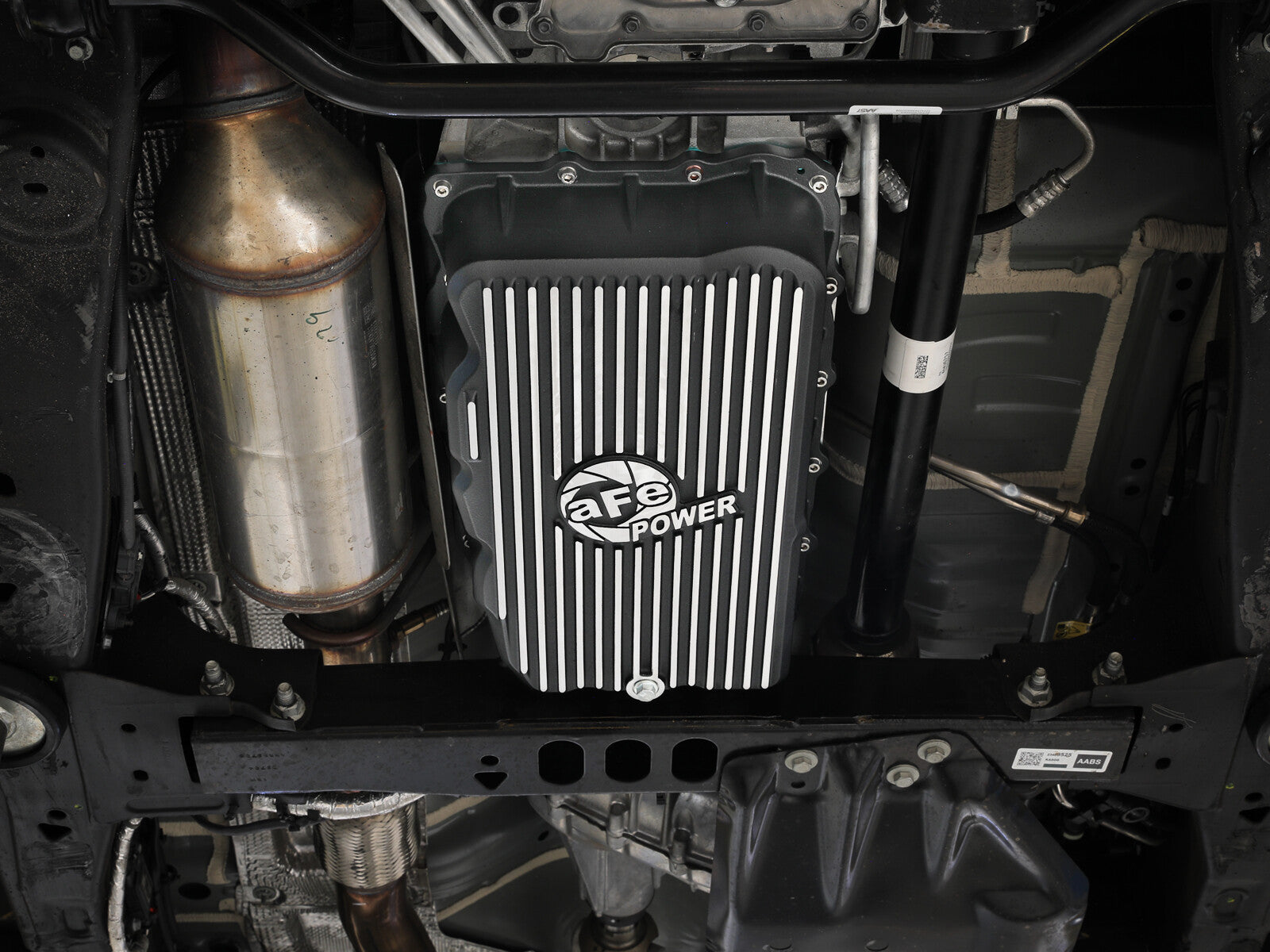 Street Series Transmission Pan w/ Machined Fins GM Trucks/SUVs 20-26 L6-3.0L (td) LM2/LZ0 (10L80 Transmission) aFe Power