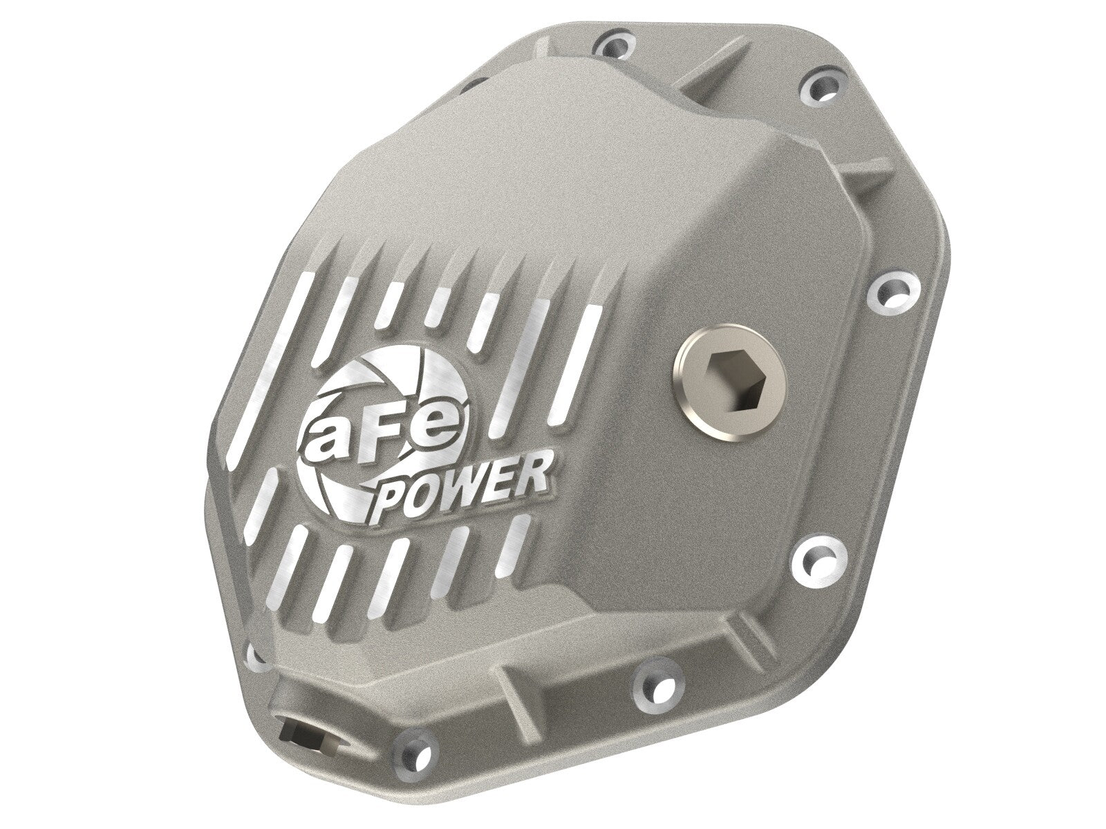 Street Series Front Differential Cover w/ Machined Fins GM Trucks/SUVs 19-26 (Aam 8.0 Ifs) aFe Power