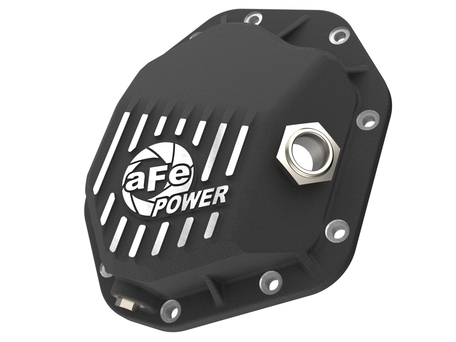Street Series Front Differential Cover w/ Machined Fins GM Trucks/SUVs 19-26 (Aam 8.0 Ifs) aFe Power