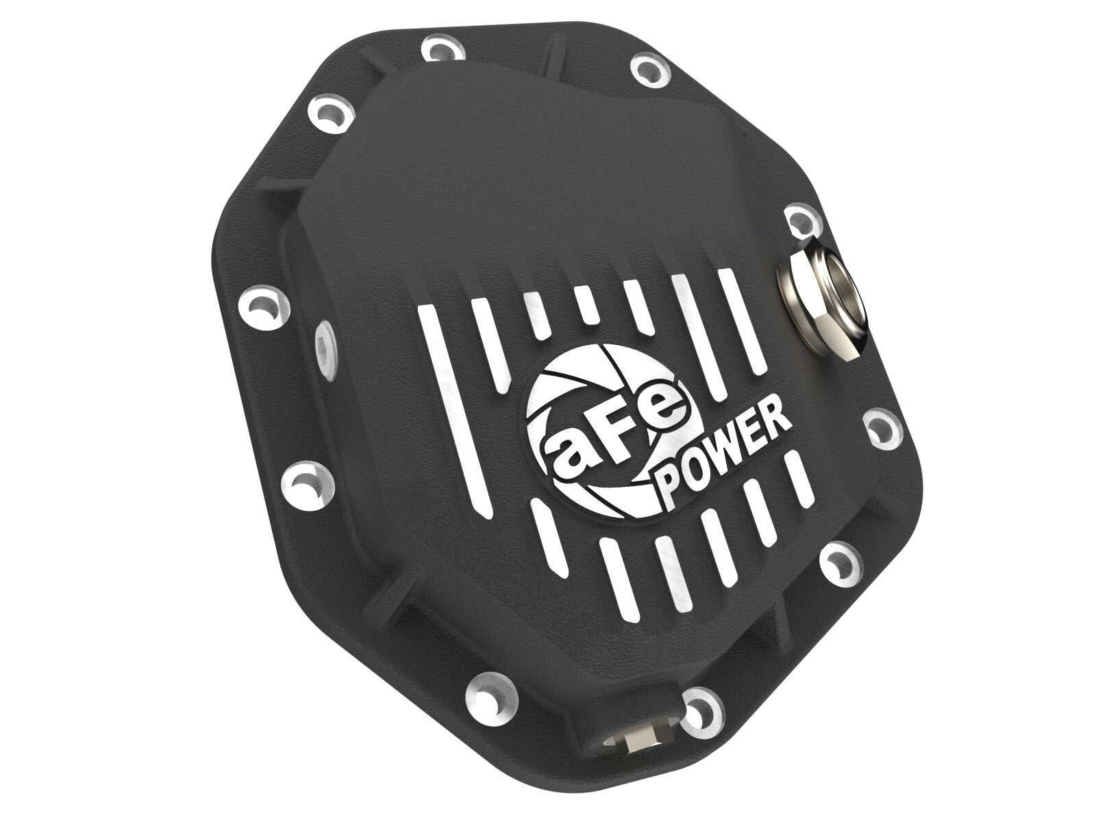 Street Series Front Differential Cover w/ Machined Fins GM Trucks/SUVs 19-26 (Aam 8.0 Ifs) aFe Power