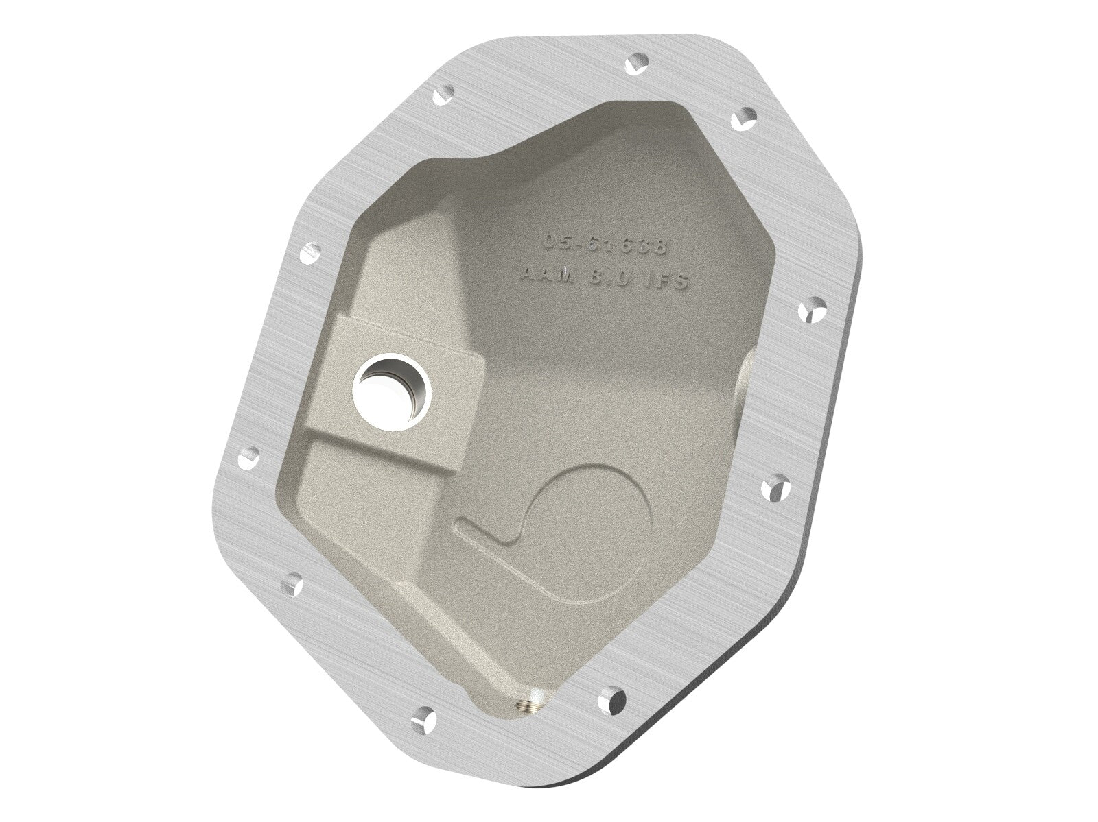 Street Series Front Differential Cover w/ Machined Fins GM Trucks/SUVs 19-26 (Aam 8.0 Ifs) aFe Power