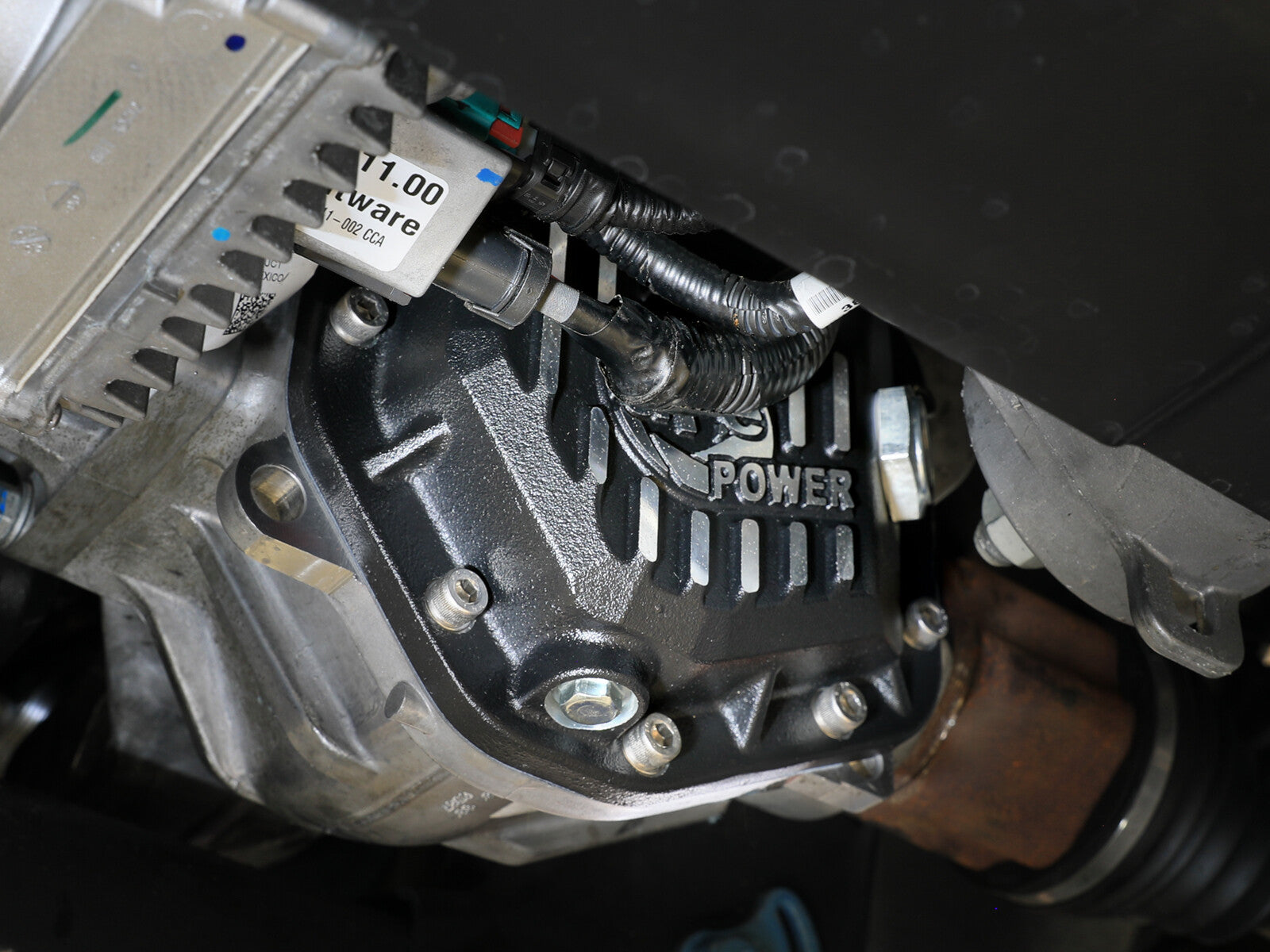 Street Series Front Differential Cover w/ Machined Fins GM Trucks/SUVs 19-26 (Aam 8.0 Ifs) aFe Power