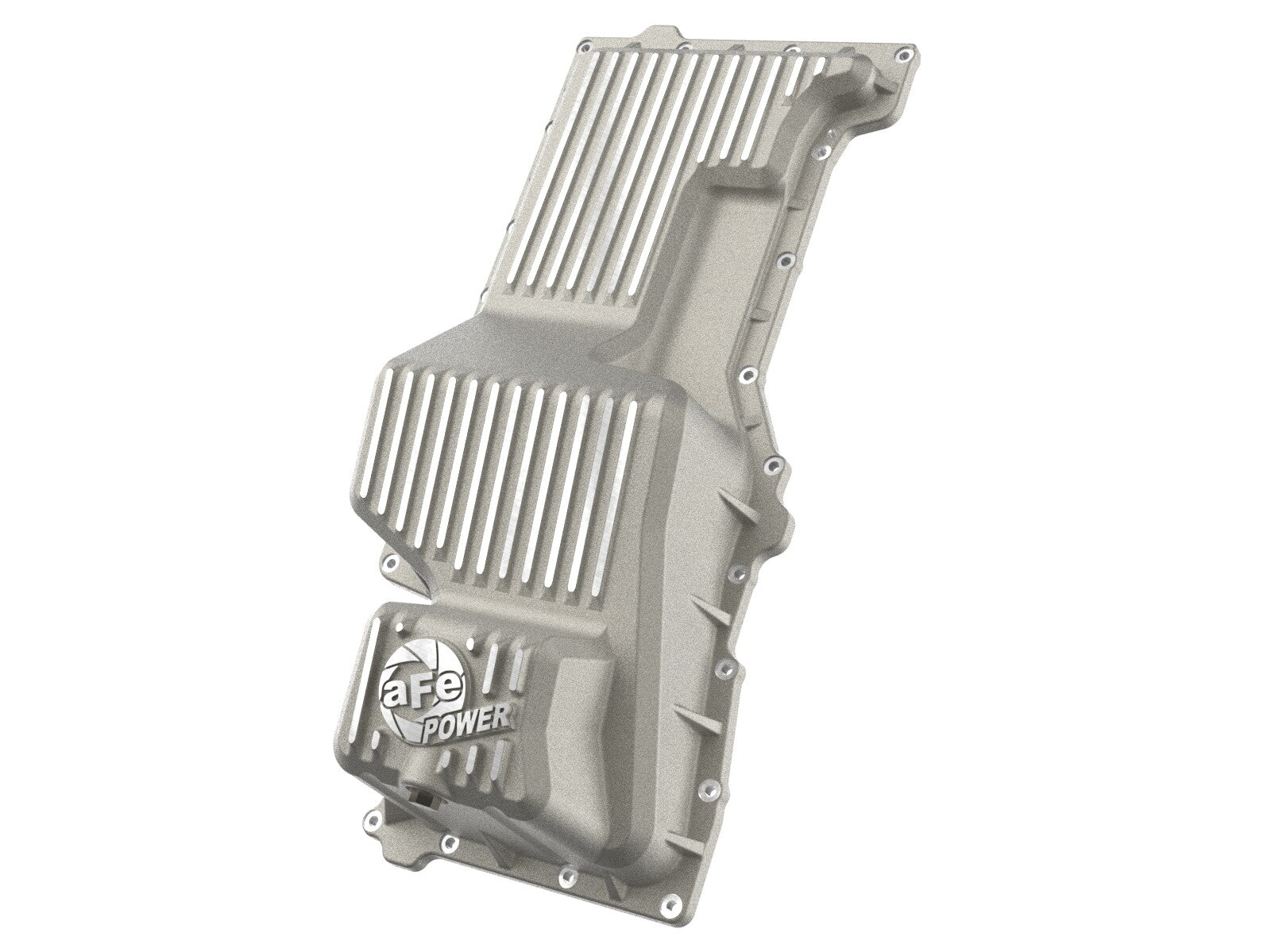 Street Series Engine Oil Pan Raw w/ Machined Fins GM Trucks/SUVs 20-26 L6-3.0L (td) LM2/LZ0 aFe Power