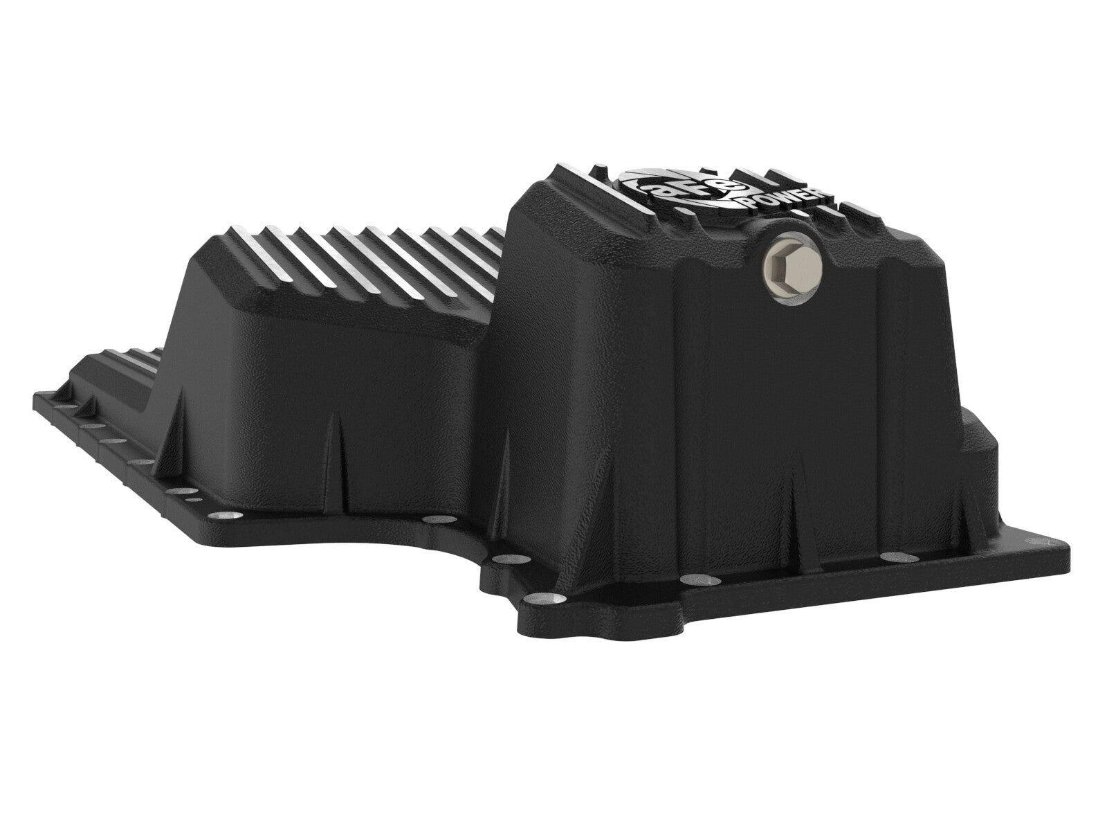 Pro Series Engine Oil Pan Black w/ Machined Fins GM Trucks/SUVs 20-26 L6-3.0L (td) LM2/LZ0 aFe Power