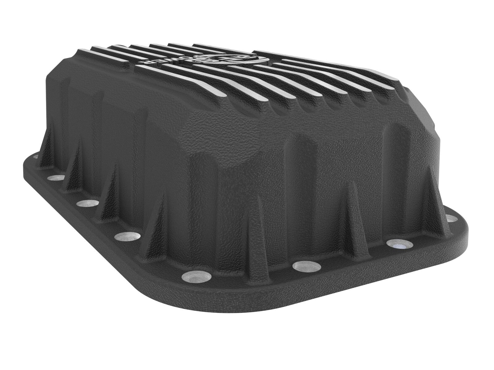 Pro Series Engine Oil Pan Black w/ Machined Fins Jeep Wrangler (JK) 12-18 V6-3.6L aFe Power