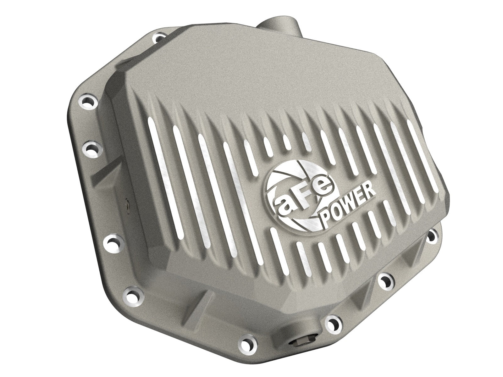 Street Series Rear Differential Cover Raw w/ Machined Fins Ford Bronco Raptor 22-26 V6-3.0L (tt) aFe Power