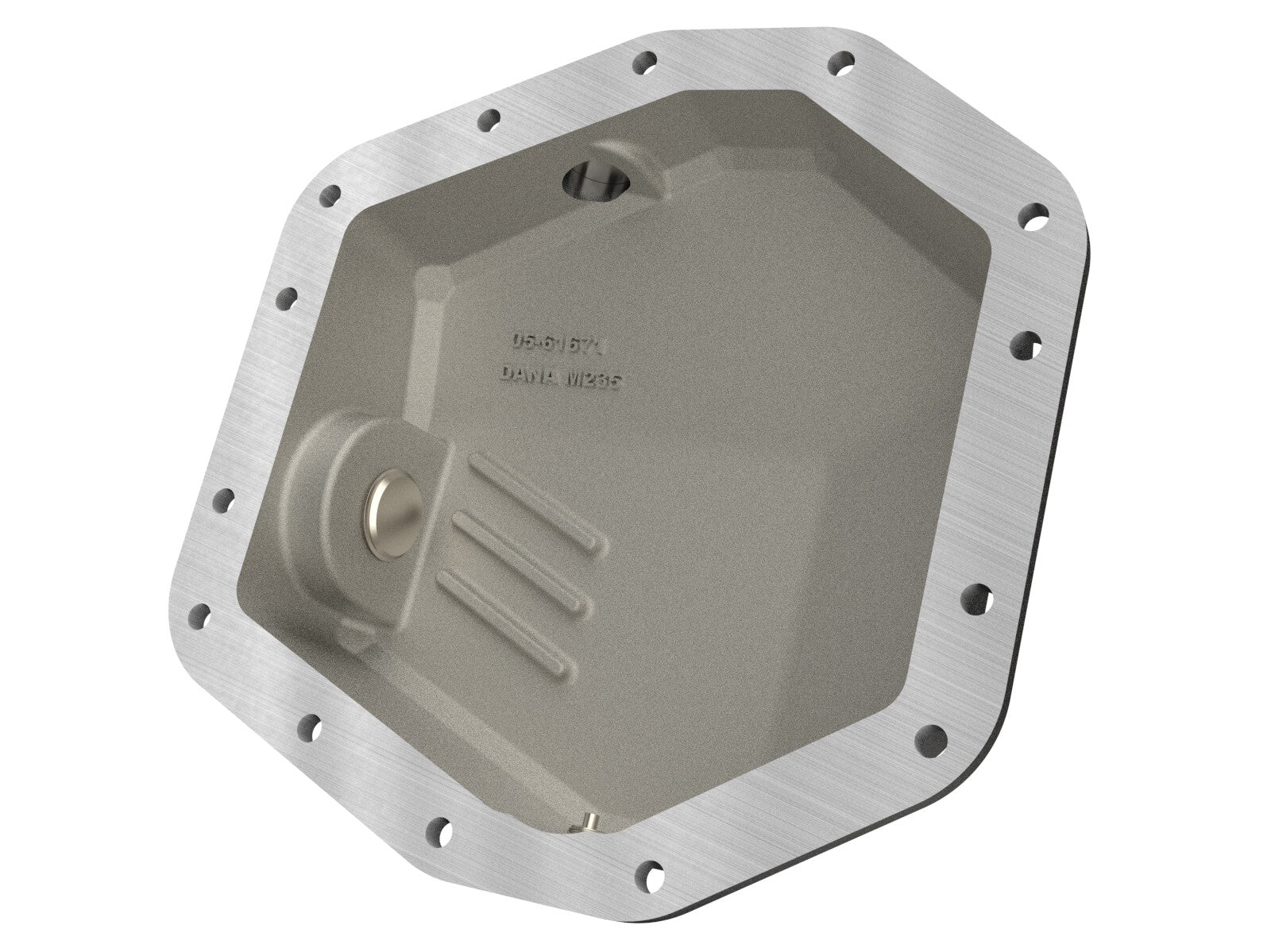 Street Series Rear Differential Cover Raw w/ Machined Fins Ford Bronco Raptor 22-26 V6-3.0L (tt) aFe Power
